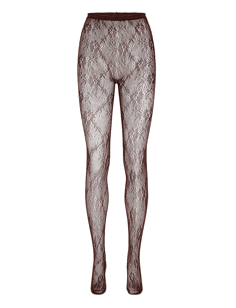 SUI AVA - Lace Tights // 20D - special occasions - brown - 0