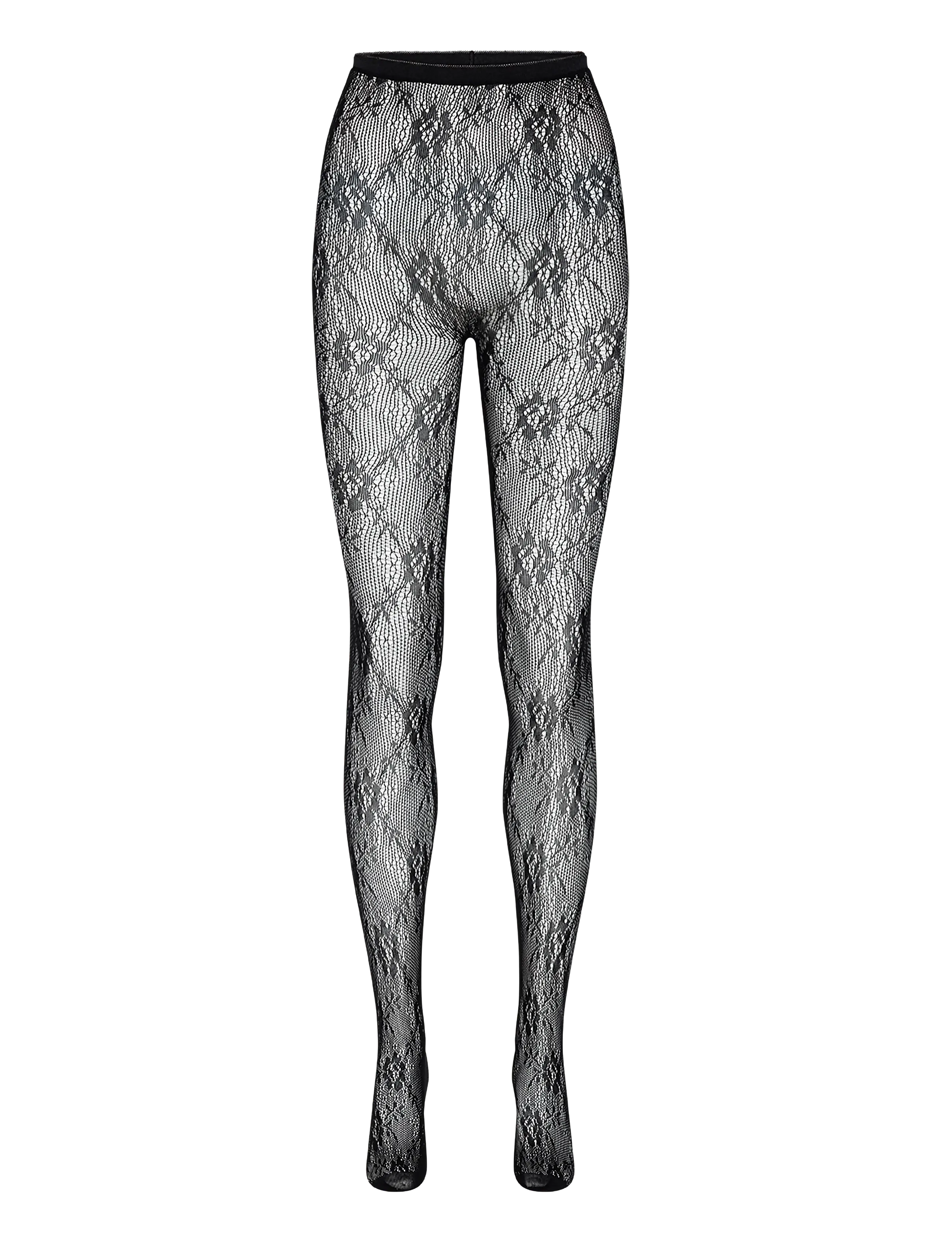SUI AVA Lace Tights // 20D - Lingerie - BLACK / black