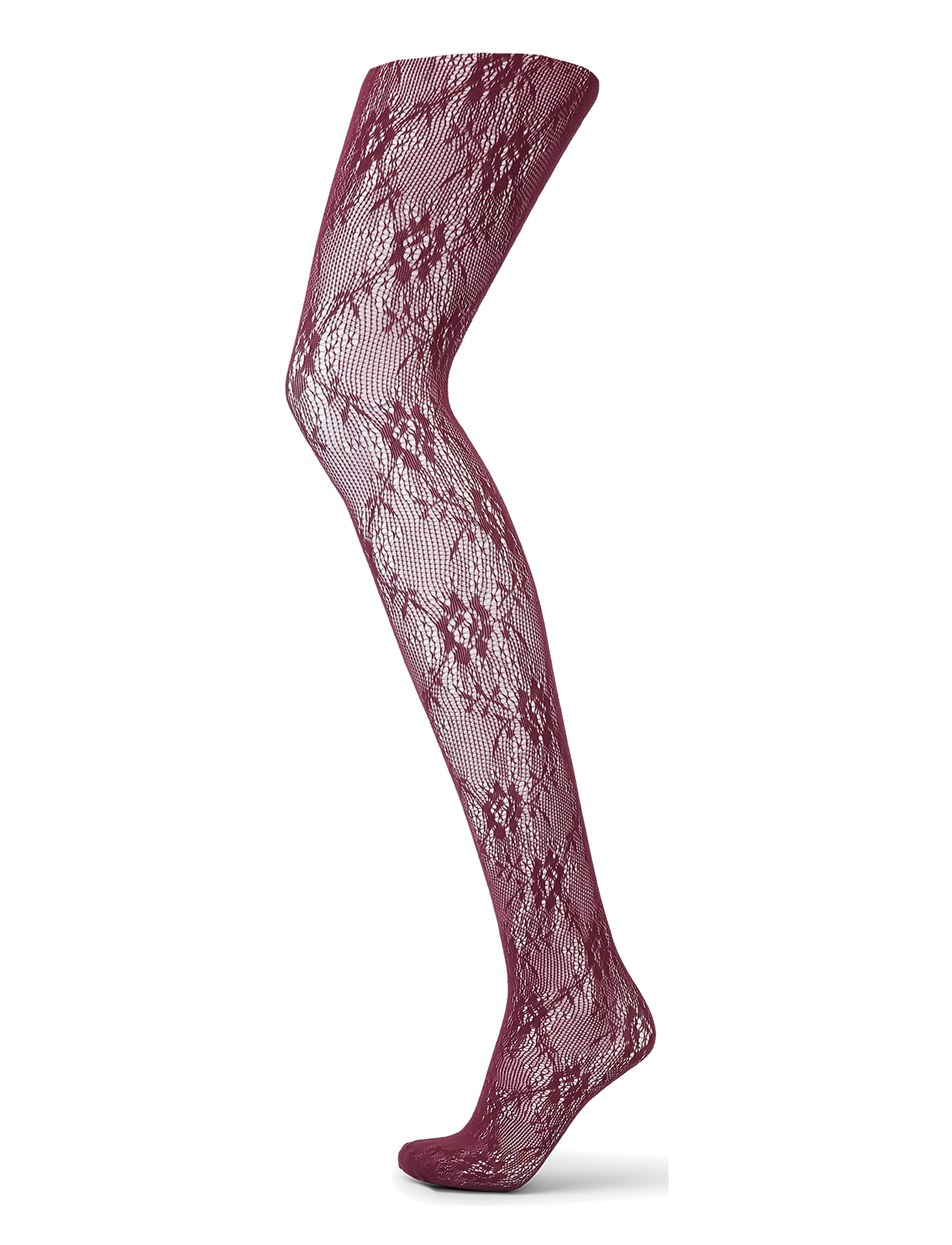 SUI AVA - Lace Tights // 20D - special occasions - burgundy - 1