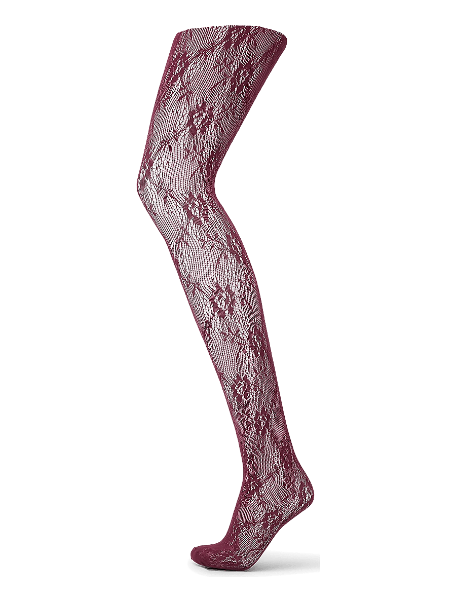 SUI AVA - Lace Tights // 20D - special occasions - burgundy - 1
