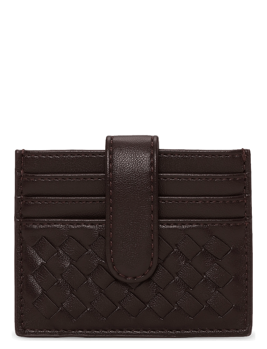 SUI AVA - Woven Card Wallet - brown - 0