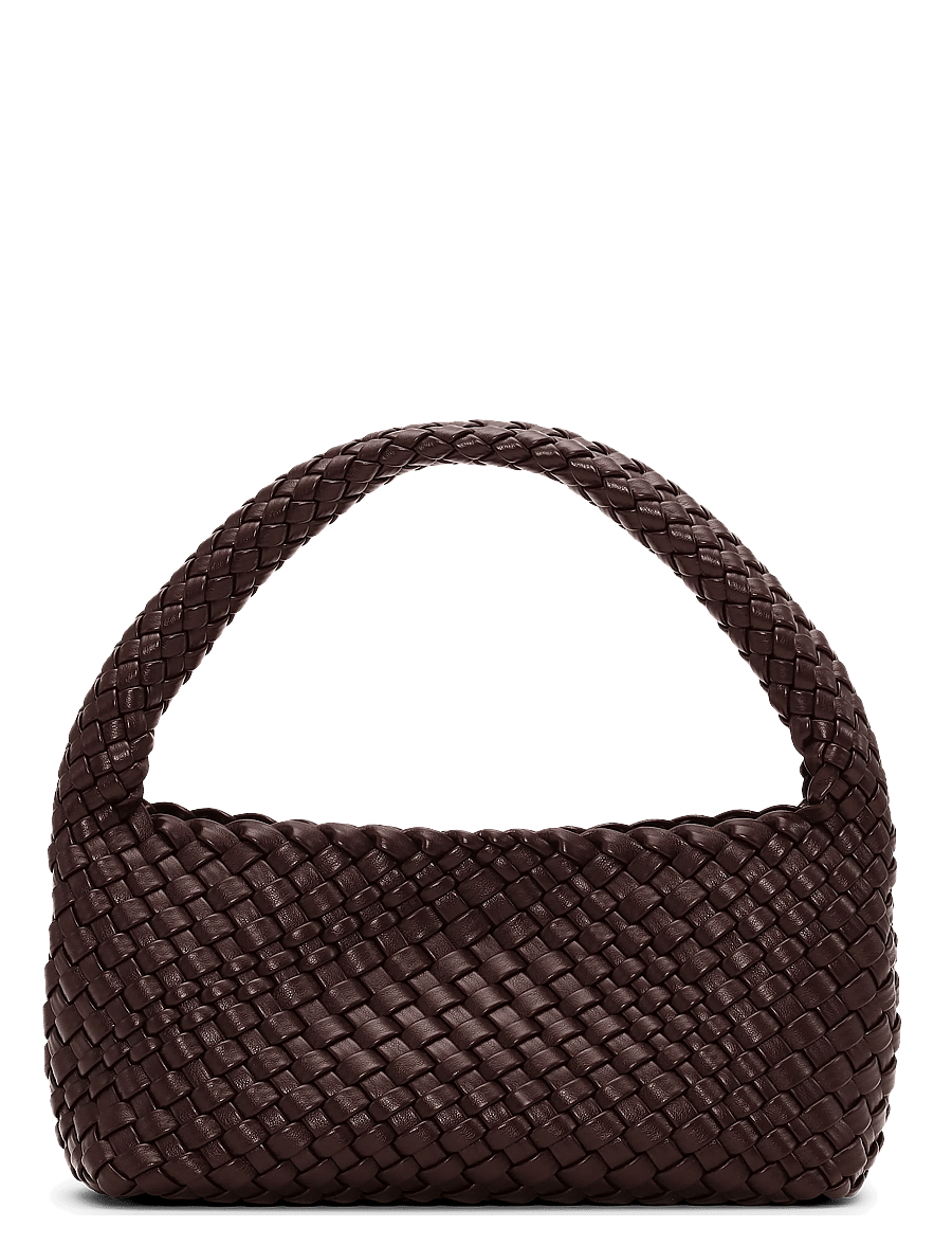 SUI AVA - Woven Mini Bag + Pouch - brown - 0