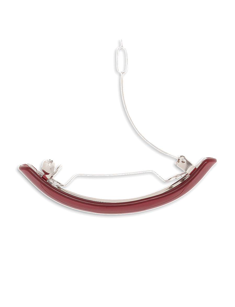 SUI AVA - Curved Dazzle Clip - hårspænde - burgundy - 2