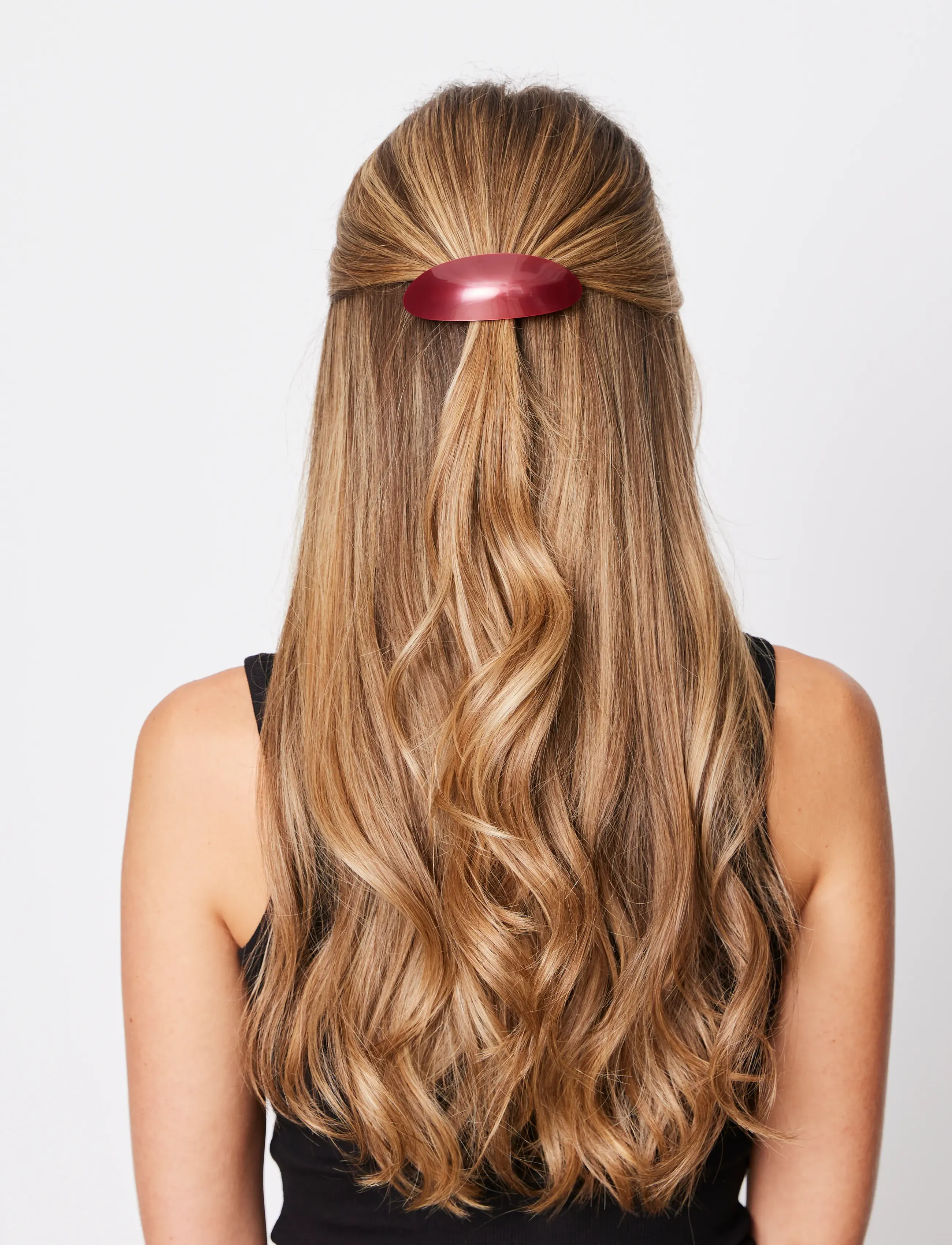 SUI AVA - Oval Dazzle Clip - lowest prices - burgundy - 0