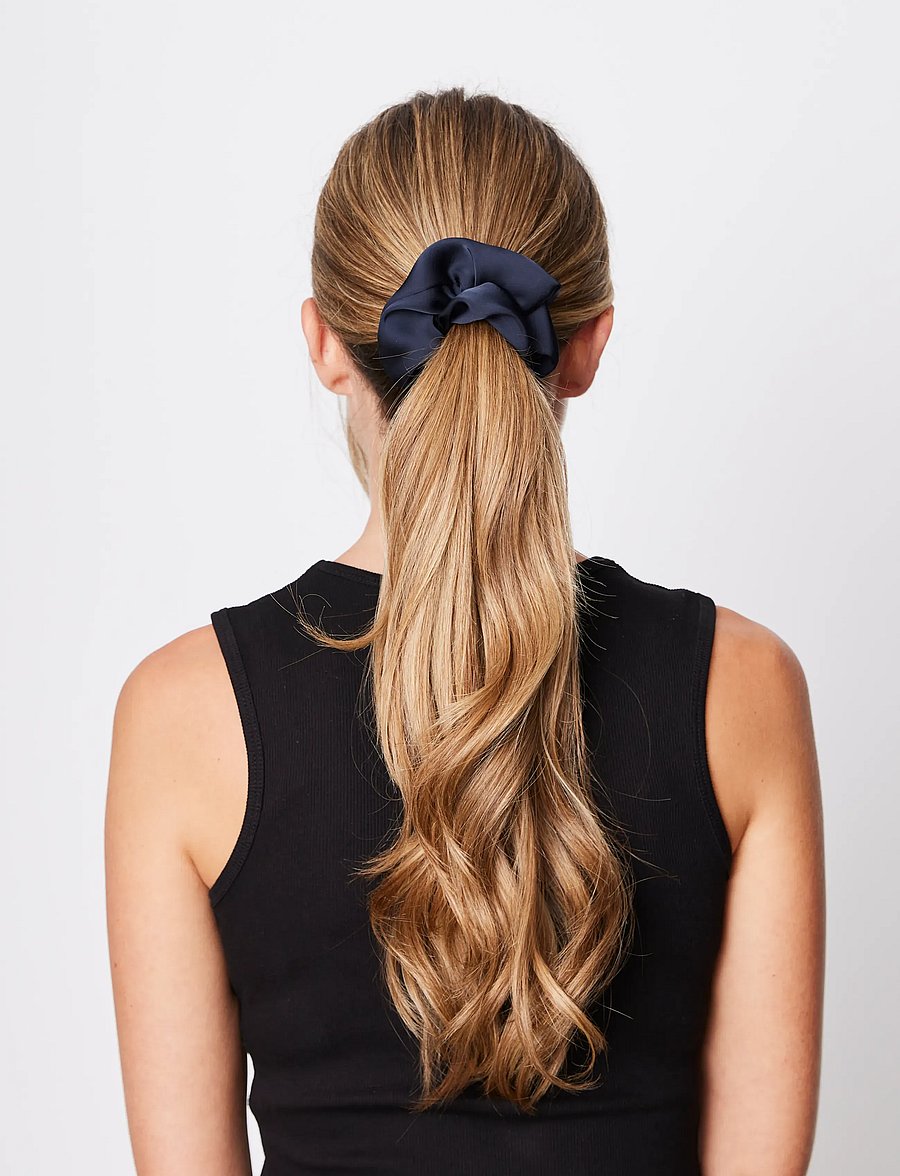 SUI AVA - 3-Pack Ribbon Scrunchies - haargummis & haarbänder - army // brown // - 2
