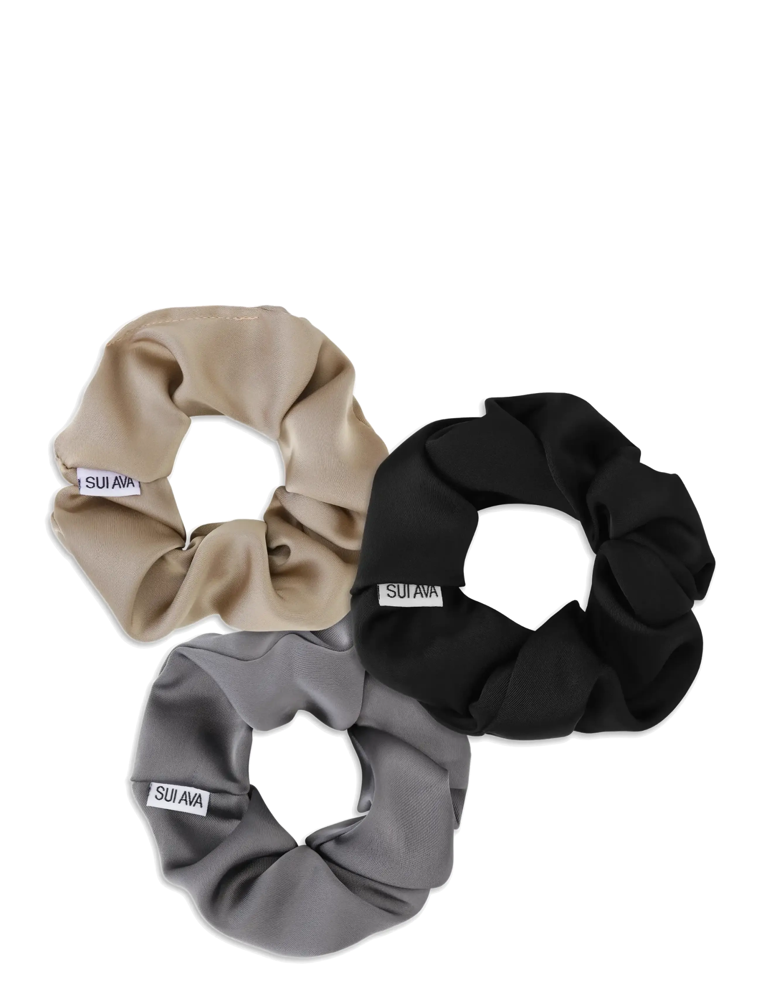 3-Pack Ribbon Scrunchies
