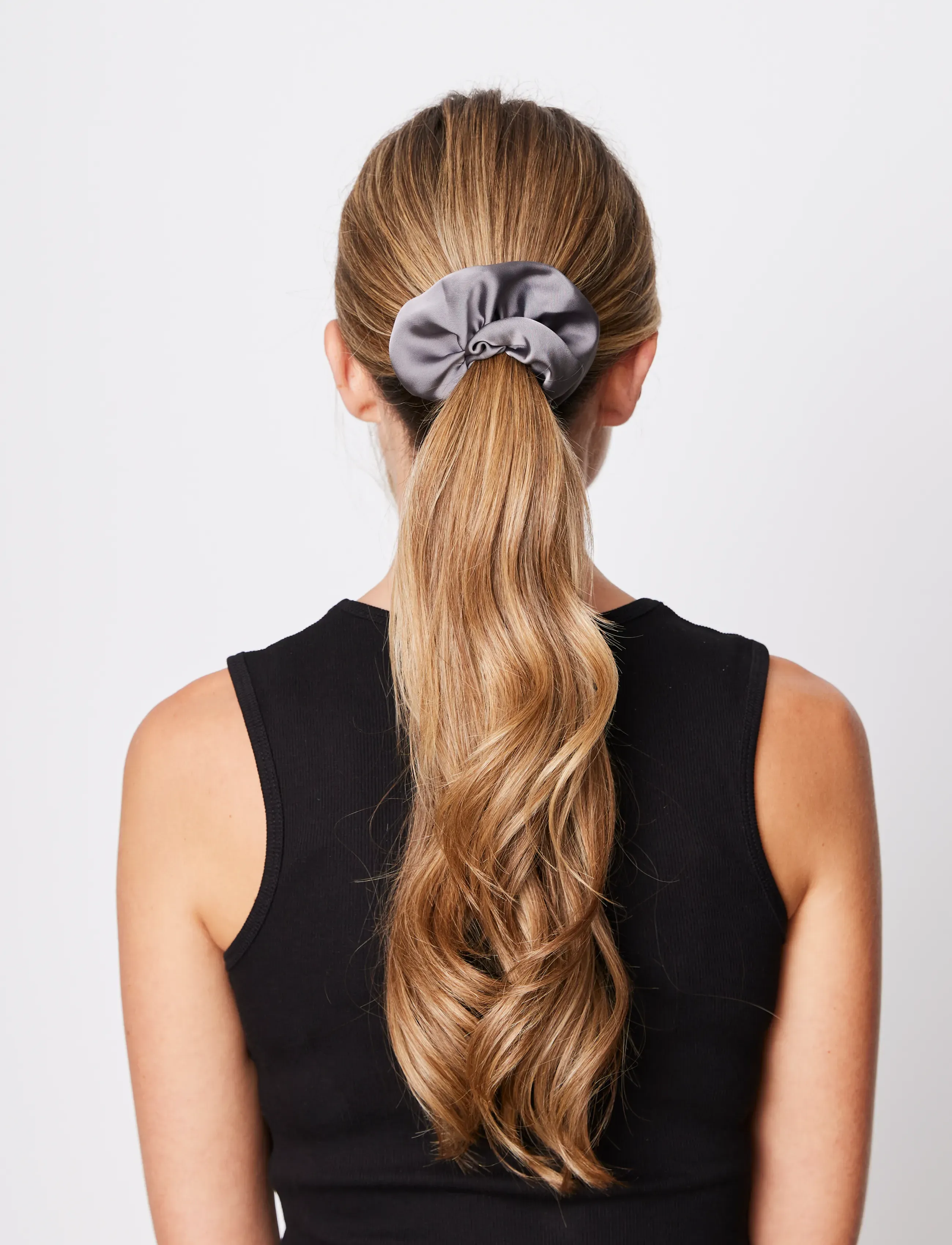 SUI AVA - 3-Pack Ribbon Scrunchies - hårbånd og hårsnore - beige // grey // - 0