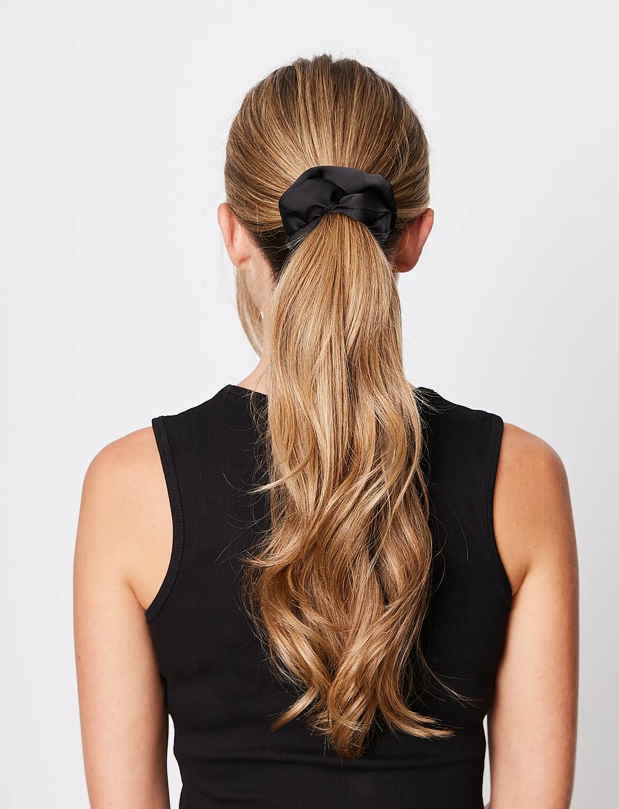 SUI AVA - 3-Pack Ribbon Scrunchies - hårbånd og hårsnore - beige // grey // - 2