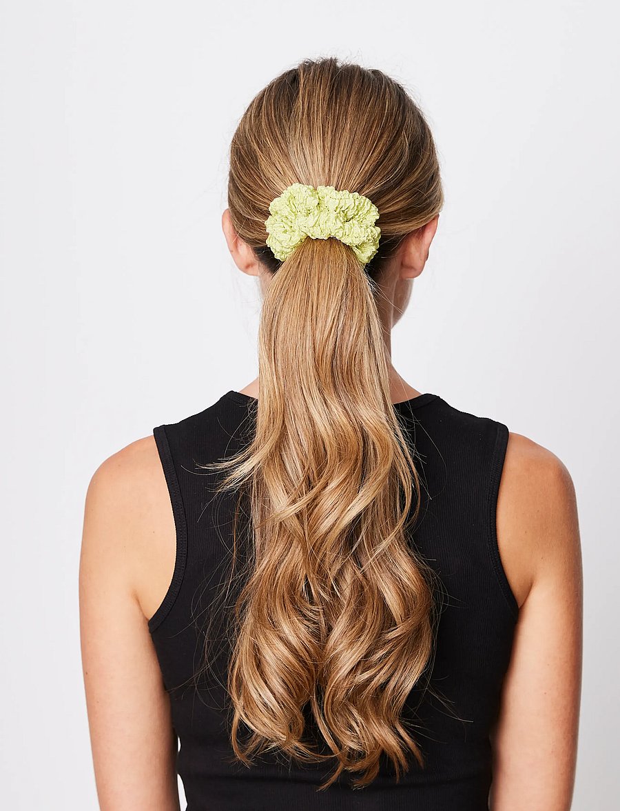SUI AVA - 3-Pack Cringle Ribbon Scrunchies - hårbånd og hårsnore - brown // chartr - 0