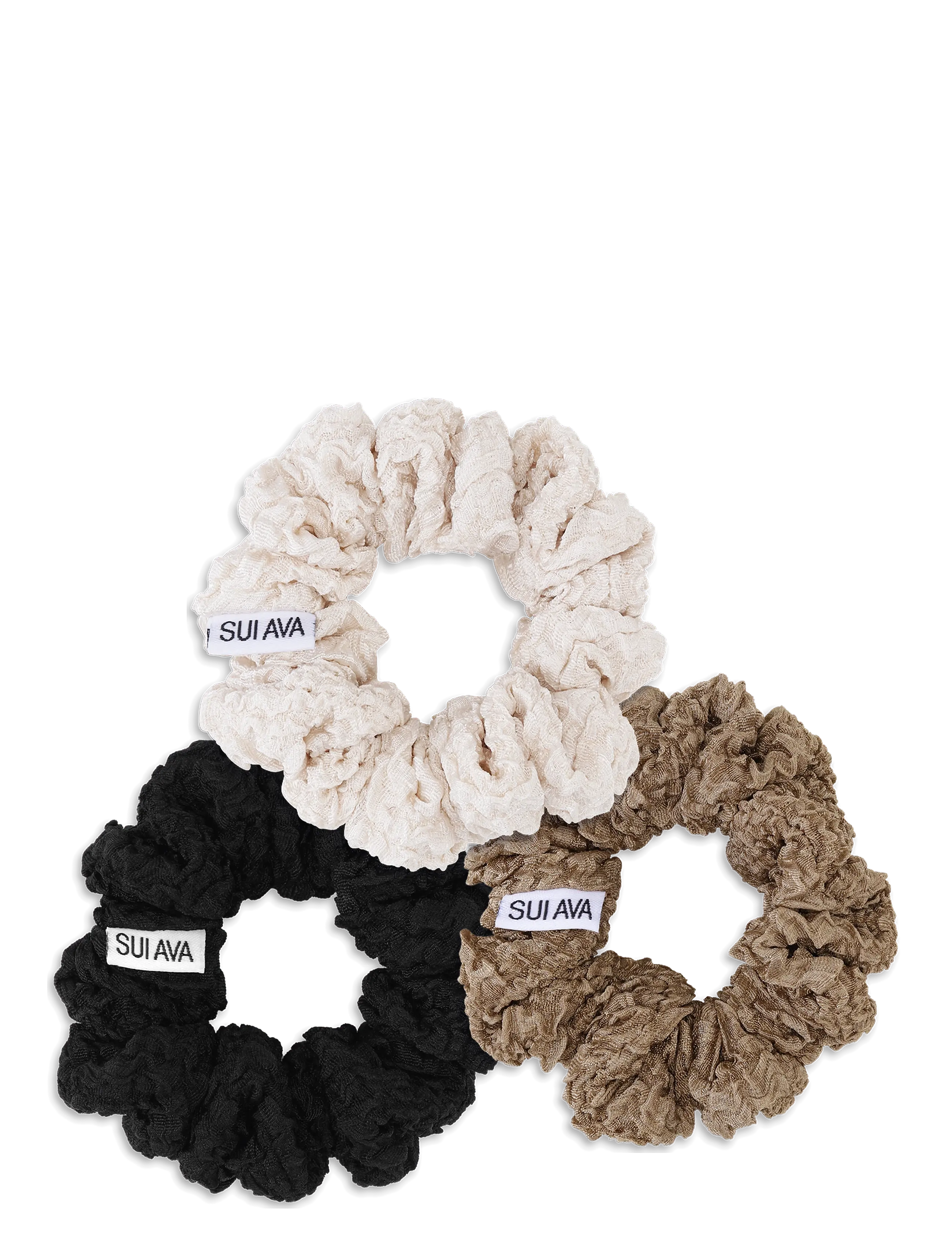 3-Pack Cringle Ribbon Scrunchies