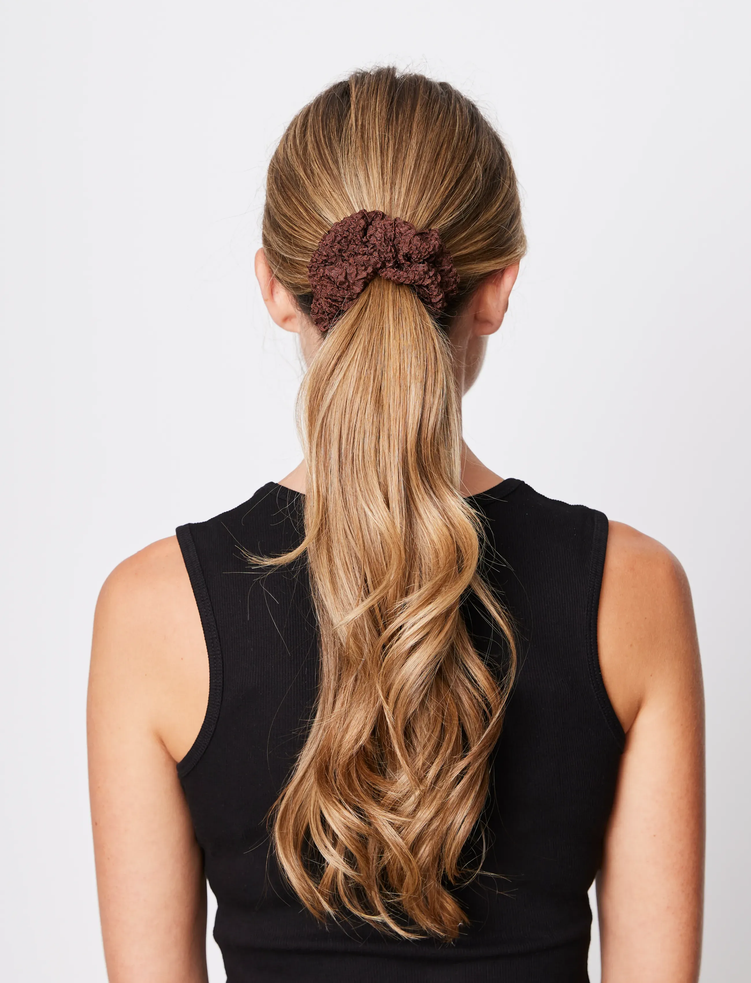 SUI AVA - 3-Pack Cringle Ribbon Scrunchies - hårbånd og hårsnore - cream // taupe / - 0