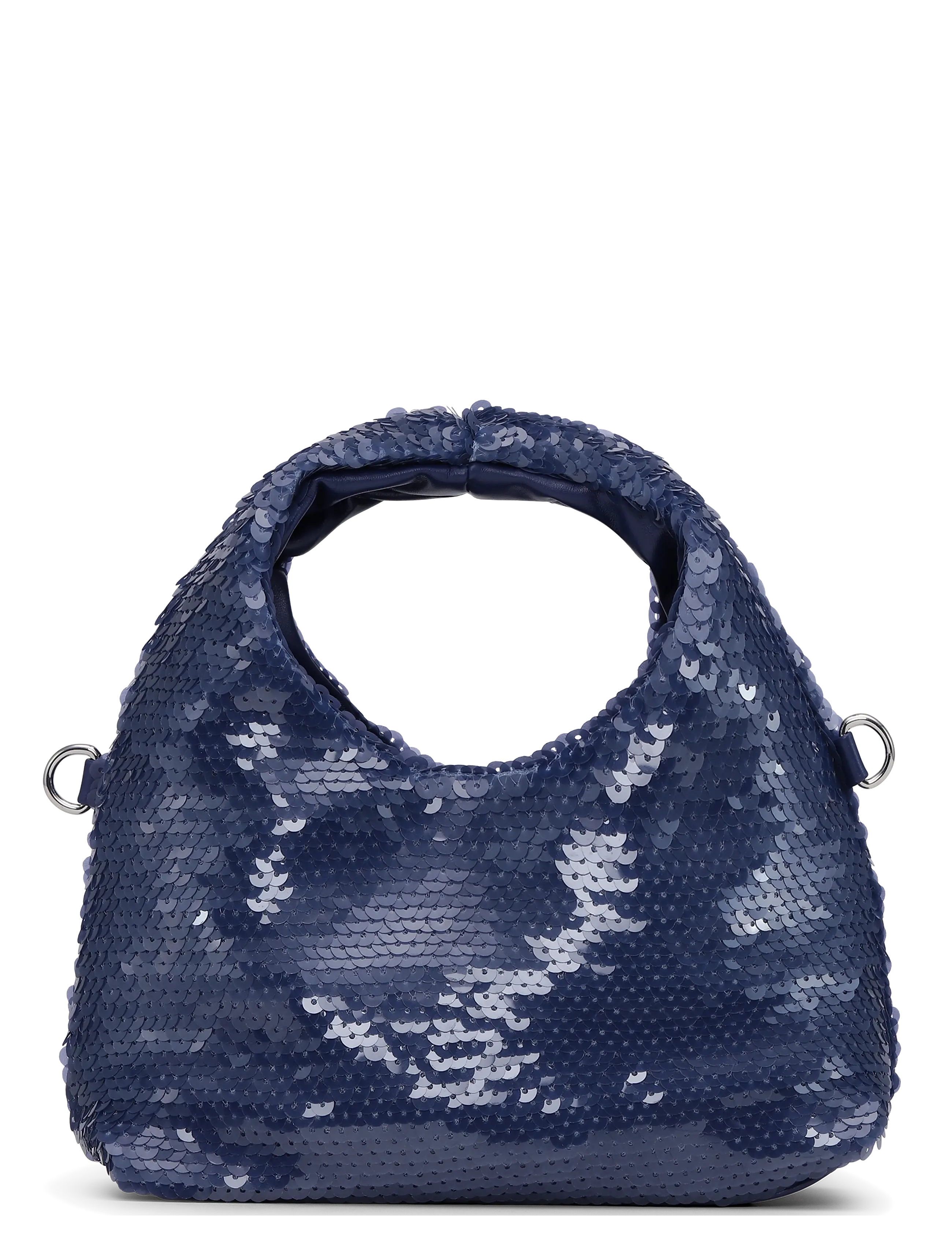 SUI AVA Mini Hobo Sequin Bag - Special Occasions - DENIM BLUE / navy