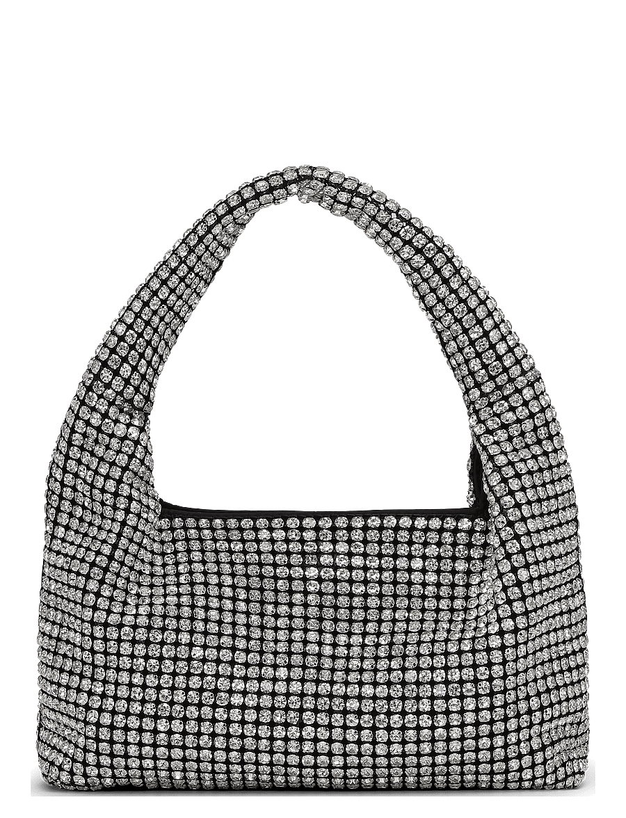 SUI AVA - Mini Hobo Crystal Bag - special occasions - clear crystal - 1
