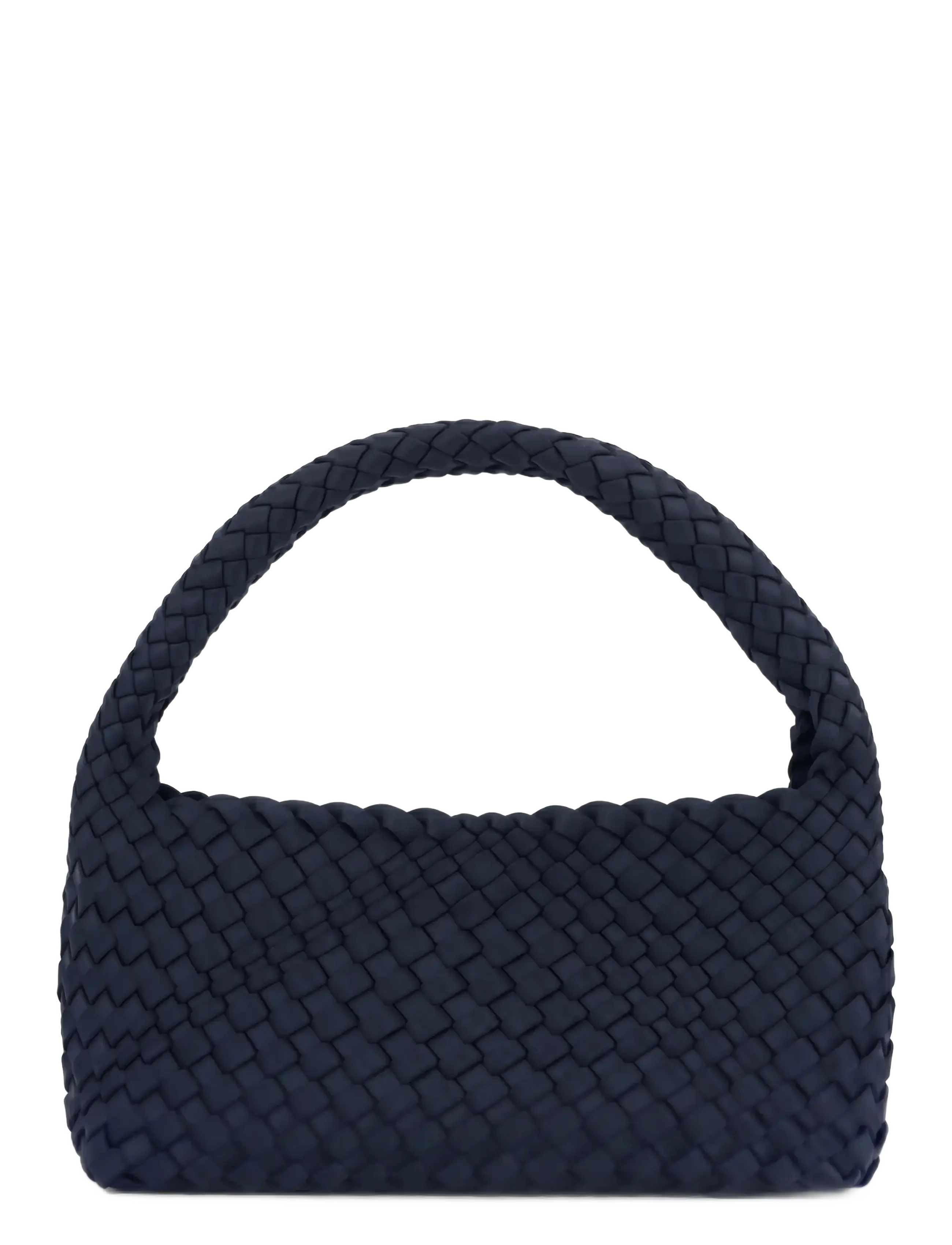 SUI AVA Woven Scuba Mini Bag + Pouch - Special Occasions - DARK BLUE / navy