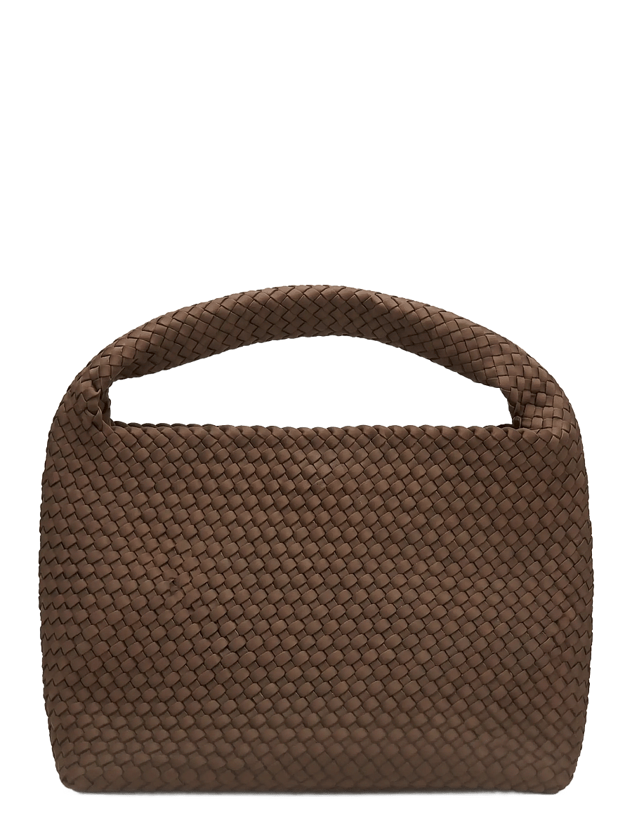 SUI AVA - Woven Scuba Shopper + Pouch - shoppere - brown - 0