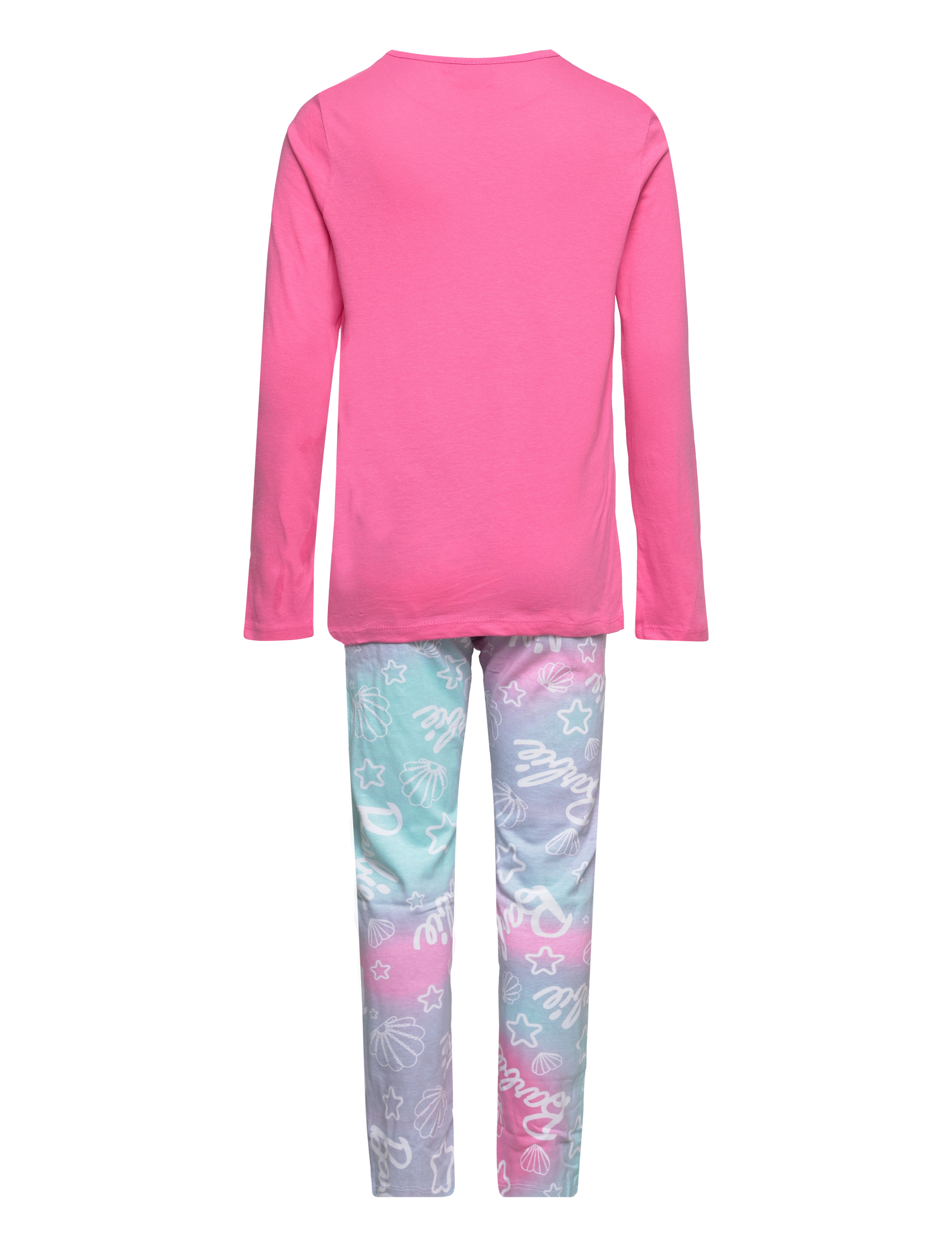 Pyjama Barbie Fille - Haut Manches Longues & Pantalon Rose, Taille Élastique, Licence Officielle Mattel