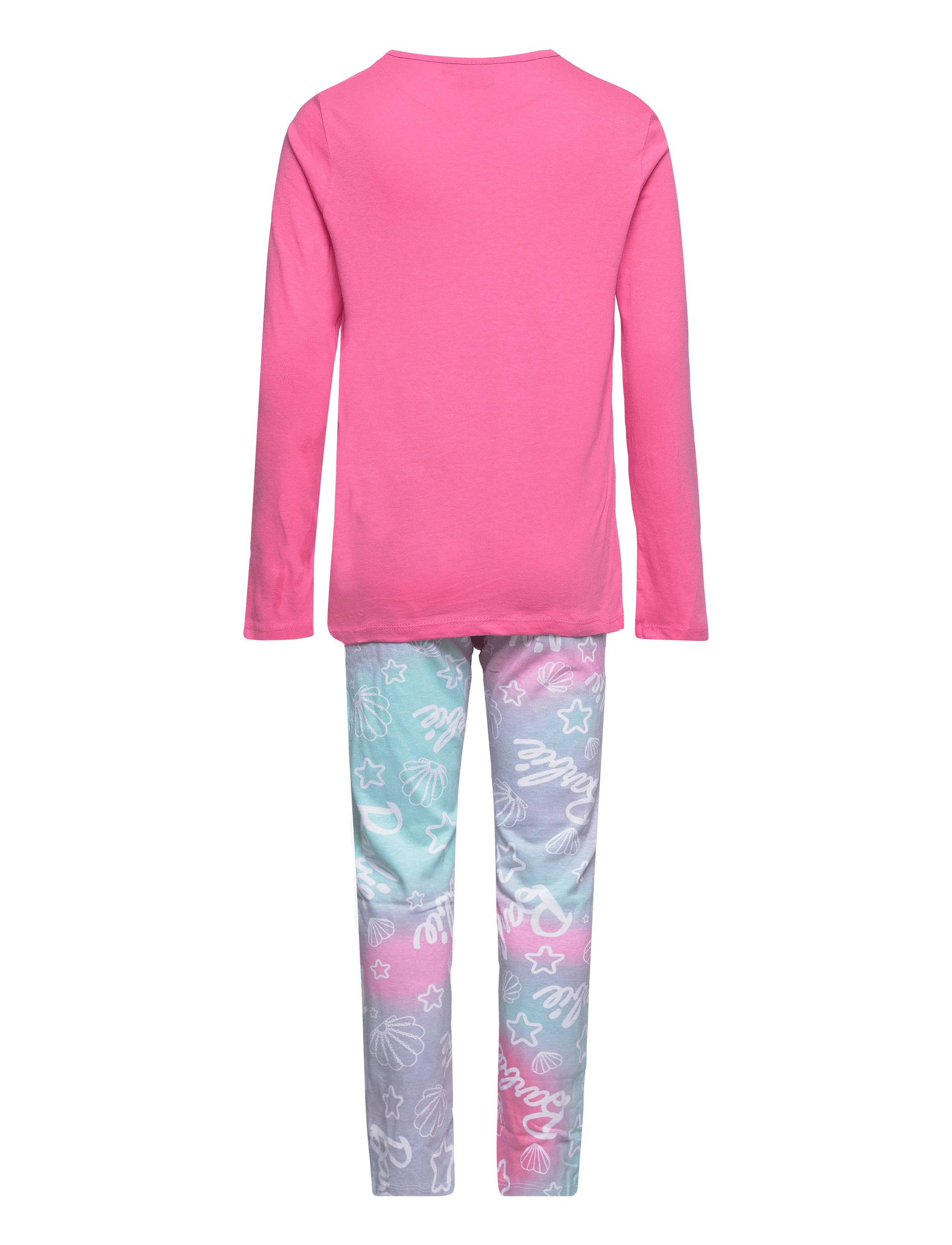 Pyjama Barbie Fille - Haut Manches Longues & Pantalon Rose, Taille Élastique, Licence Officielle Mattel