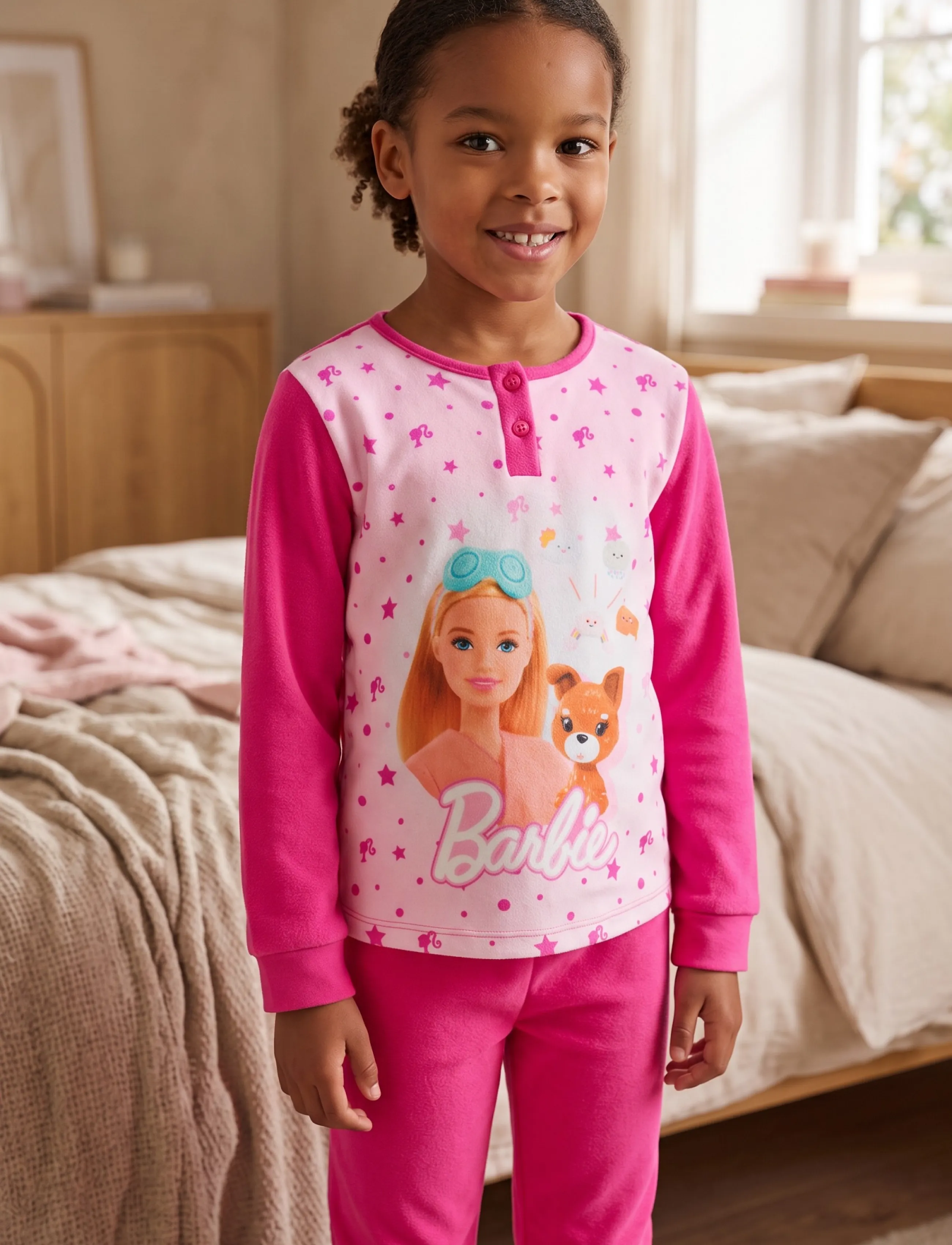 Barbie Pyjama, 104, Pink, Pyjamas > Pyjamas-Sæt, Børn