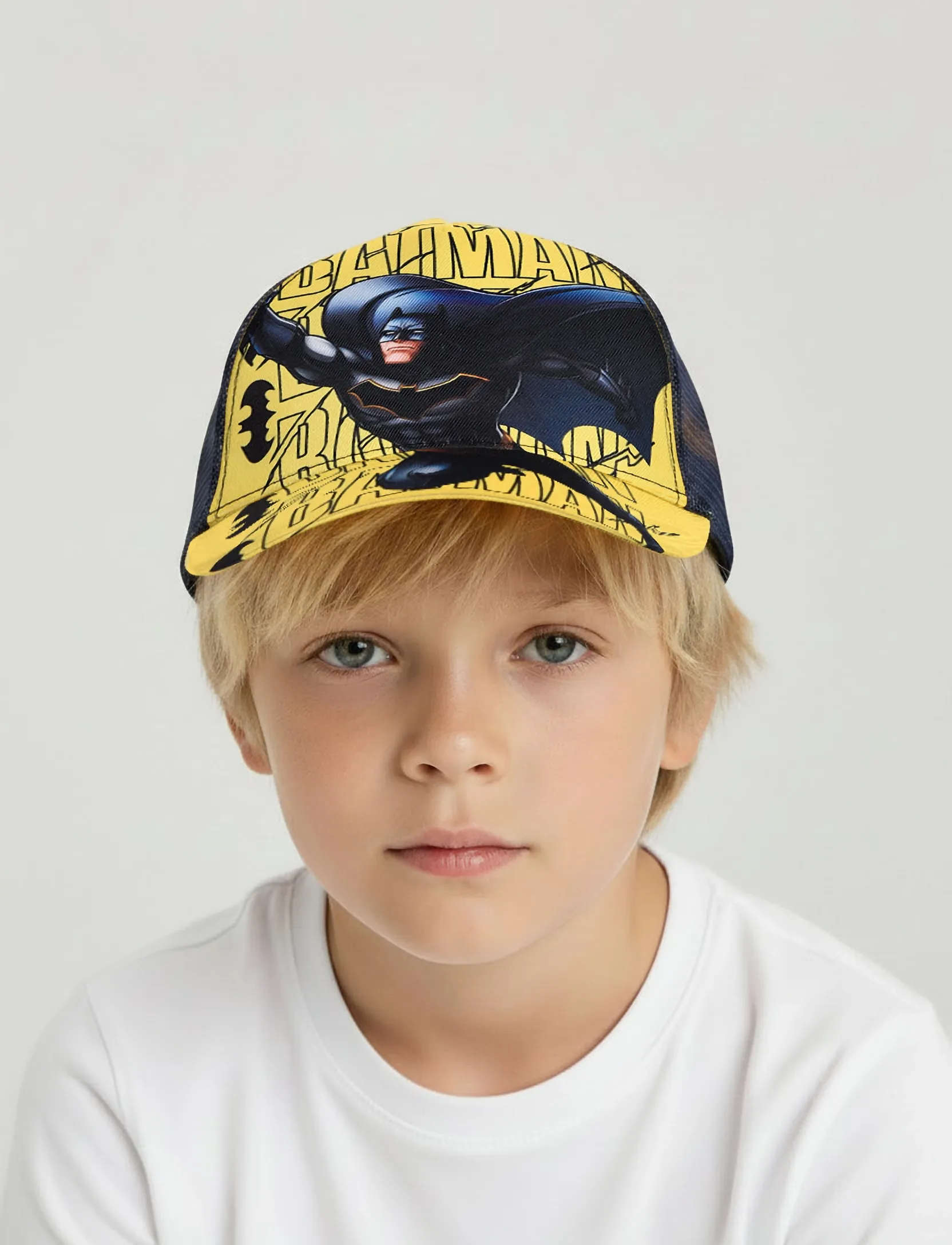 Batman Cap, 54, Headwear, Schwarz - Caps, Kinder