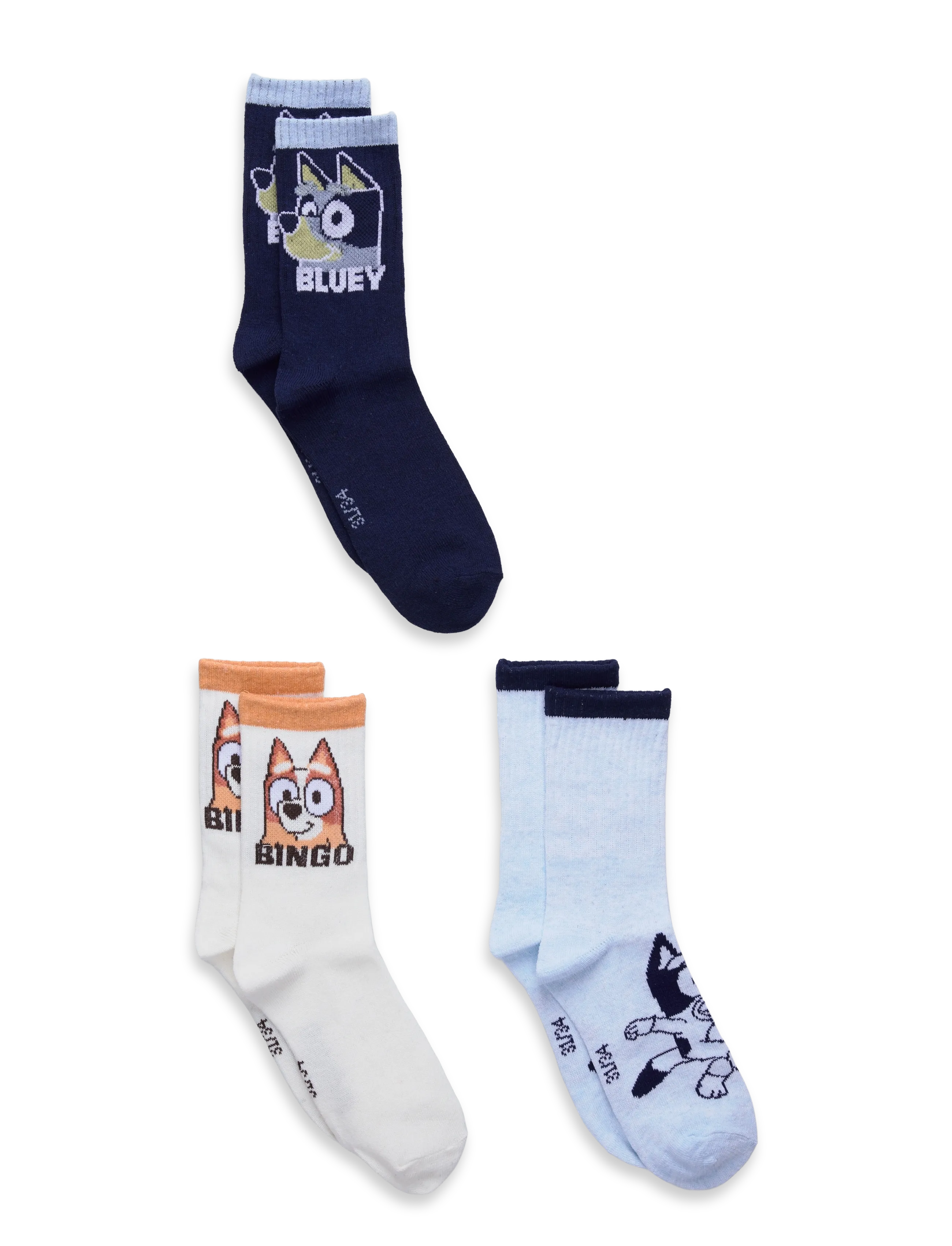 Bluey Socks, 23/26, Socken & Strumpfhosen, Mehrfarbig/gemustert - Kinder