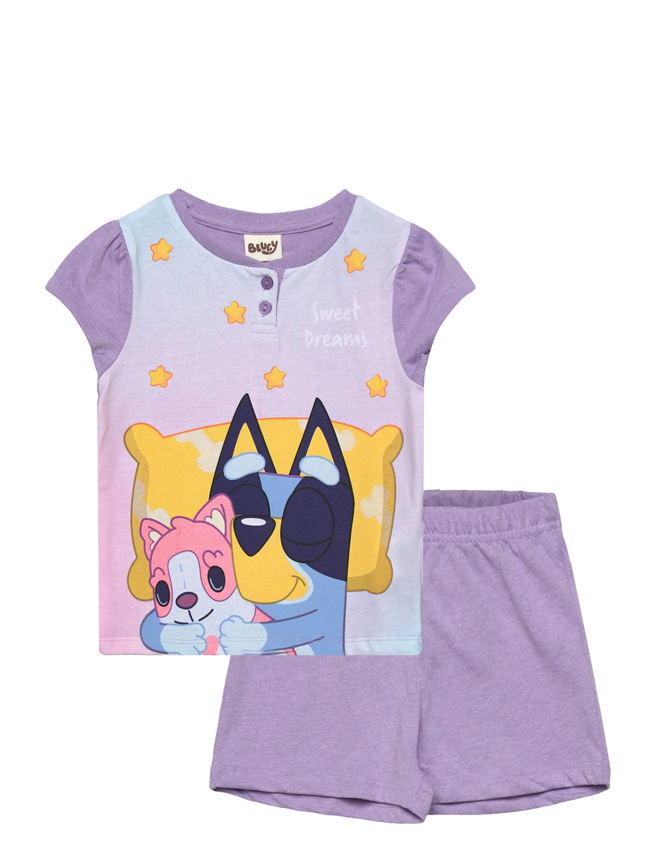 Bluey Pyjama, 110, Purple, Pyjamas > Pyjamas-Sæt, Børn