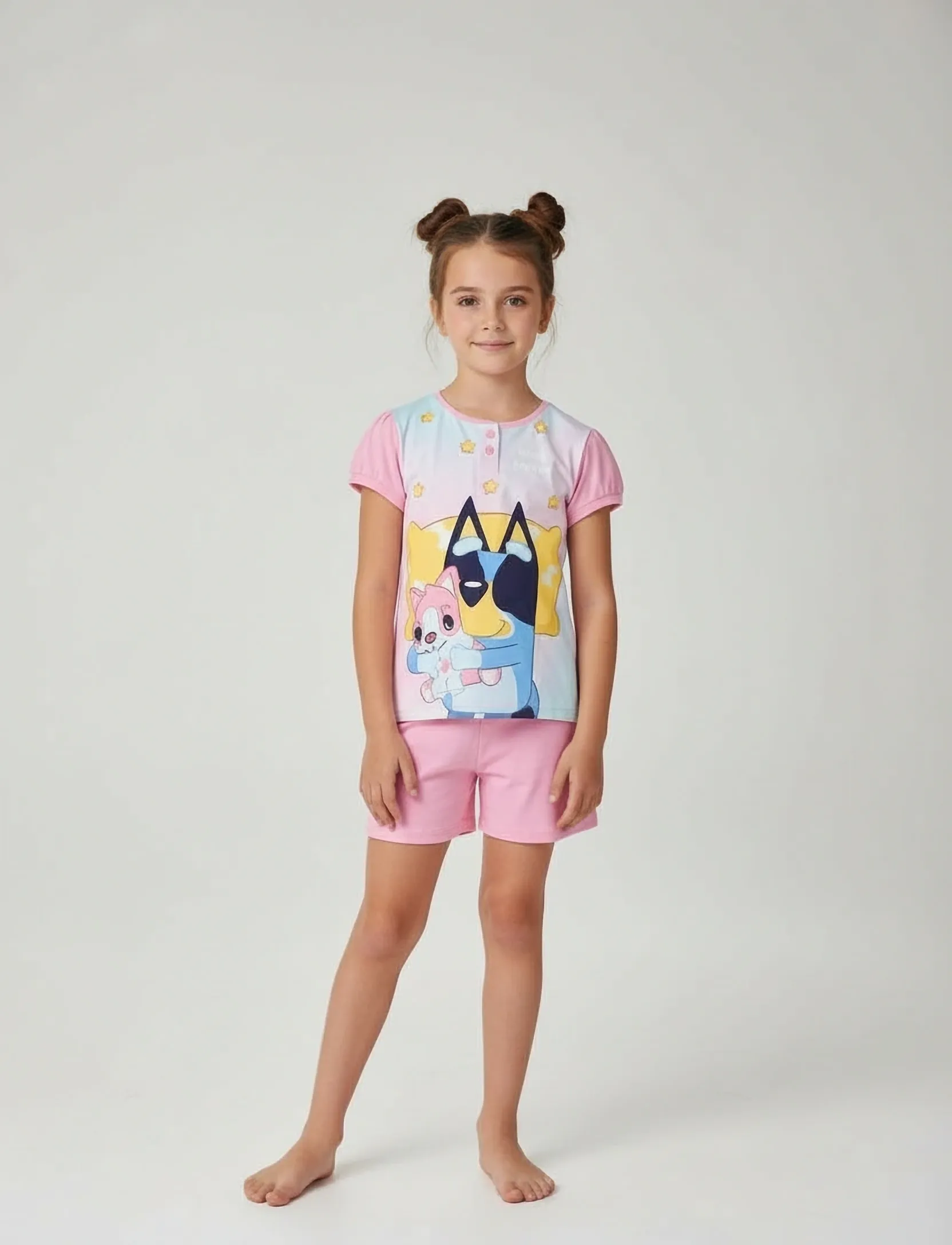 Bluey Pyjama, 110, Pink, Pyjamas > Pyjamas-Sæt, Børn