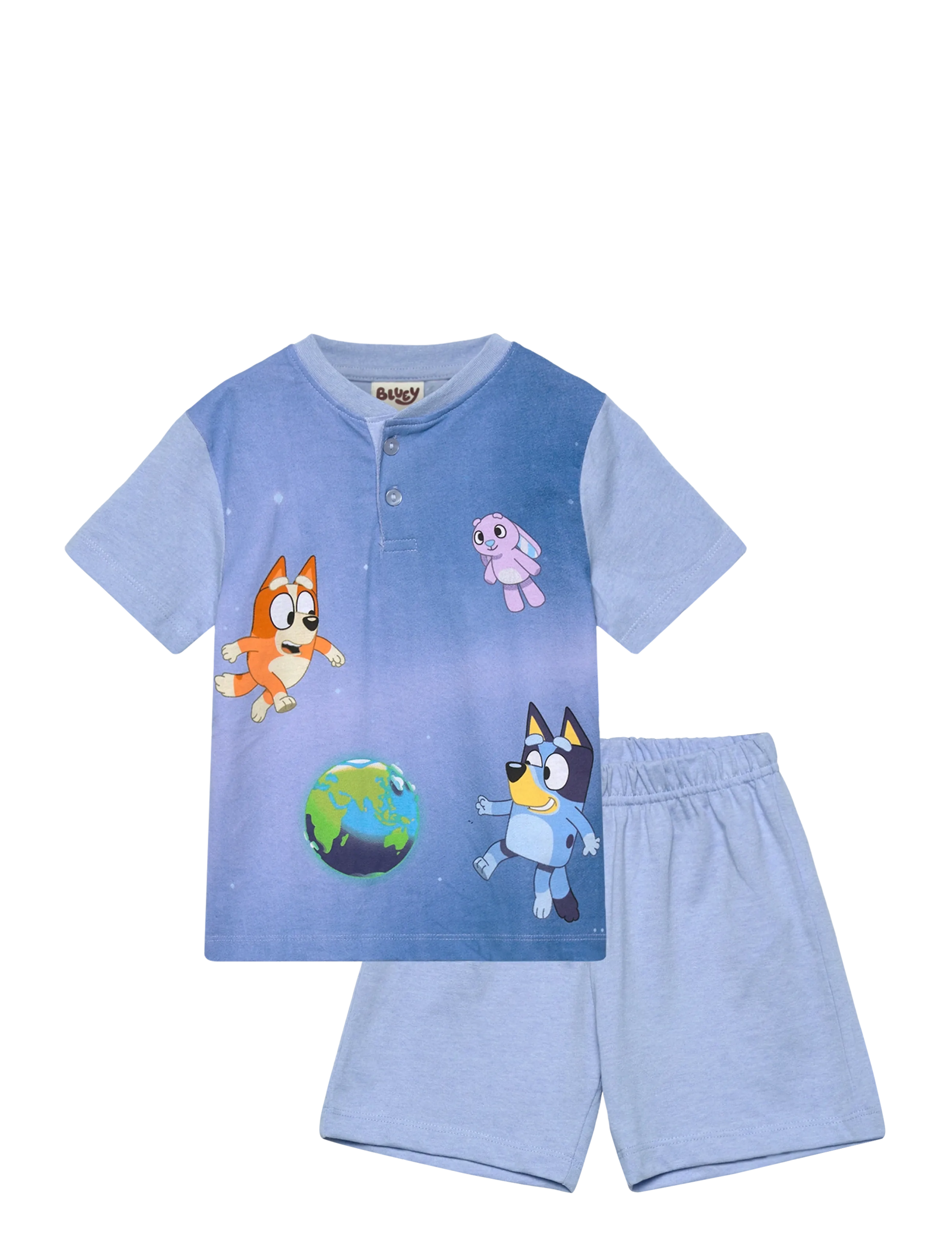 BLUEY Pyjama Blau - 98 - Kinder
