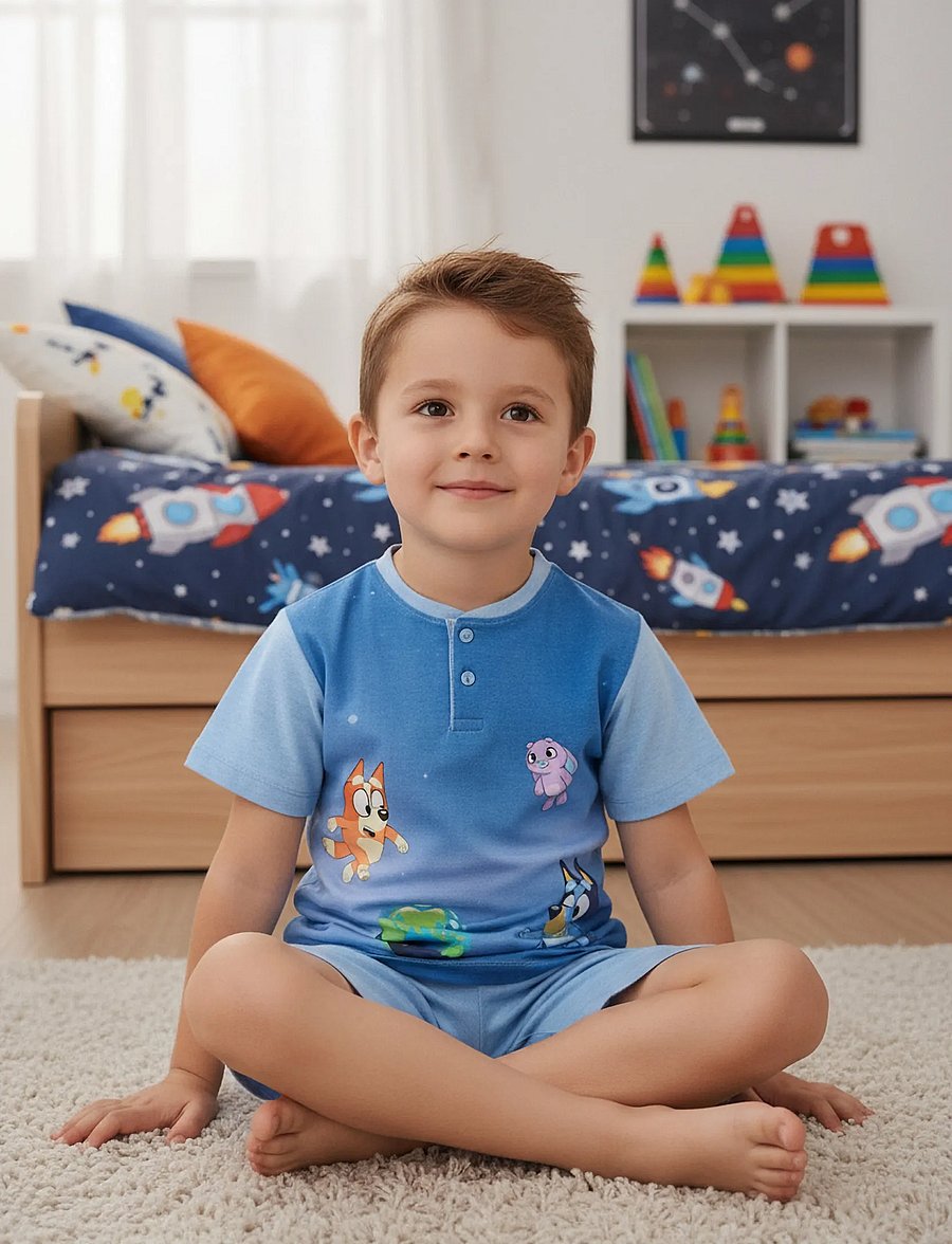 Bluey - PYJAMA - pyjamasset - lblue - 0