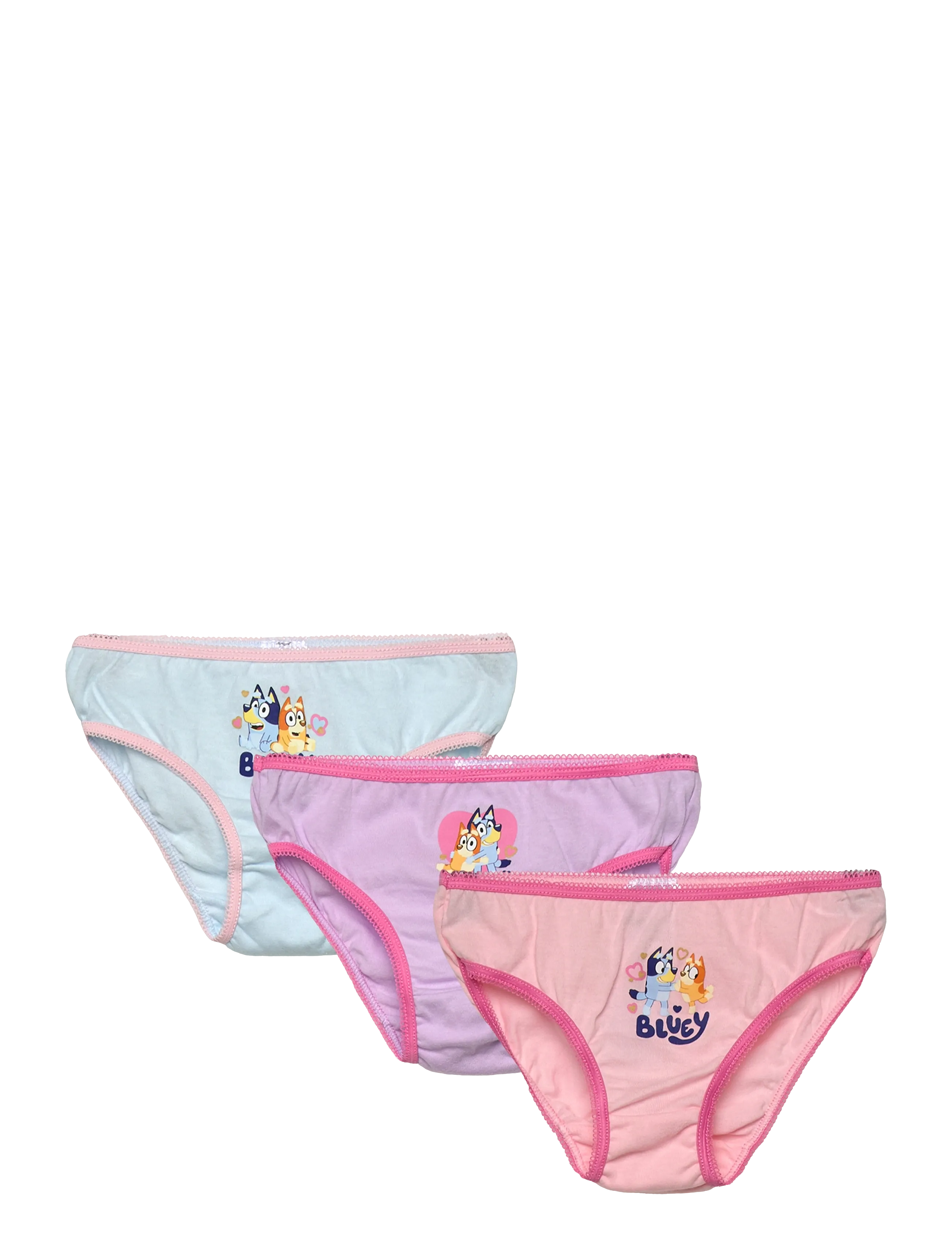 Bluey Panties, 110/116, Underwear, Mehrfarbig/gemustert - Underwear Sets, Kinder
