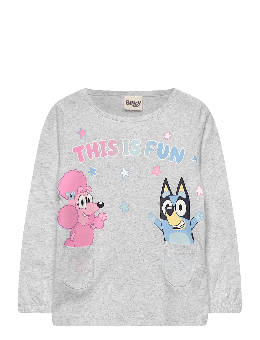 Bluey - TSHIRT - pitkähihaiset t-paidat - lgrey - 1