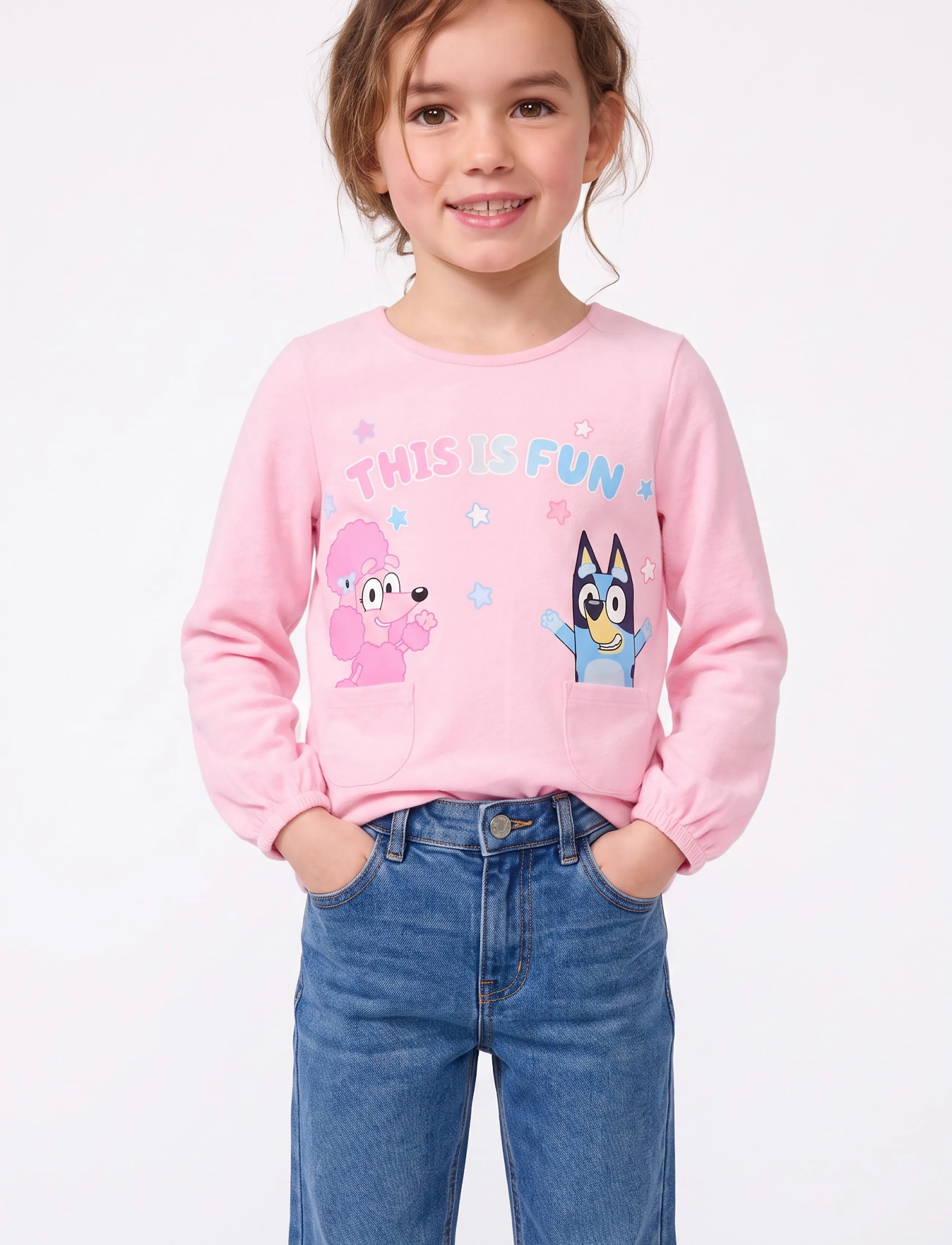 Bluey TSHIRT - Langärmelig - PINK / pink/rose