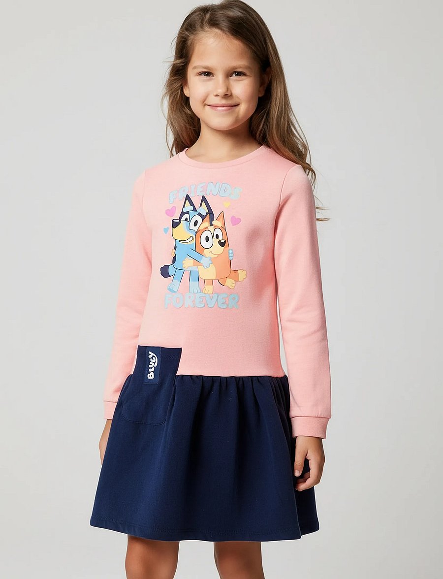 Bluey - DRESS - långärmade vardagsklänningar - pink - 0