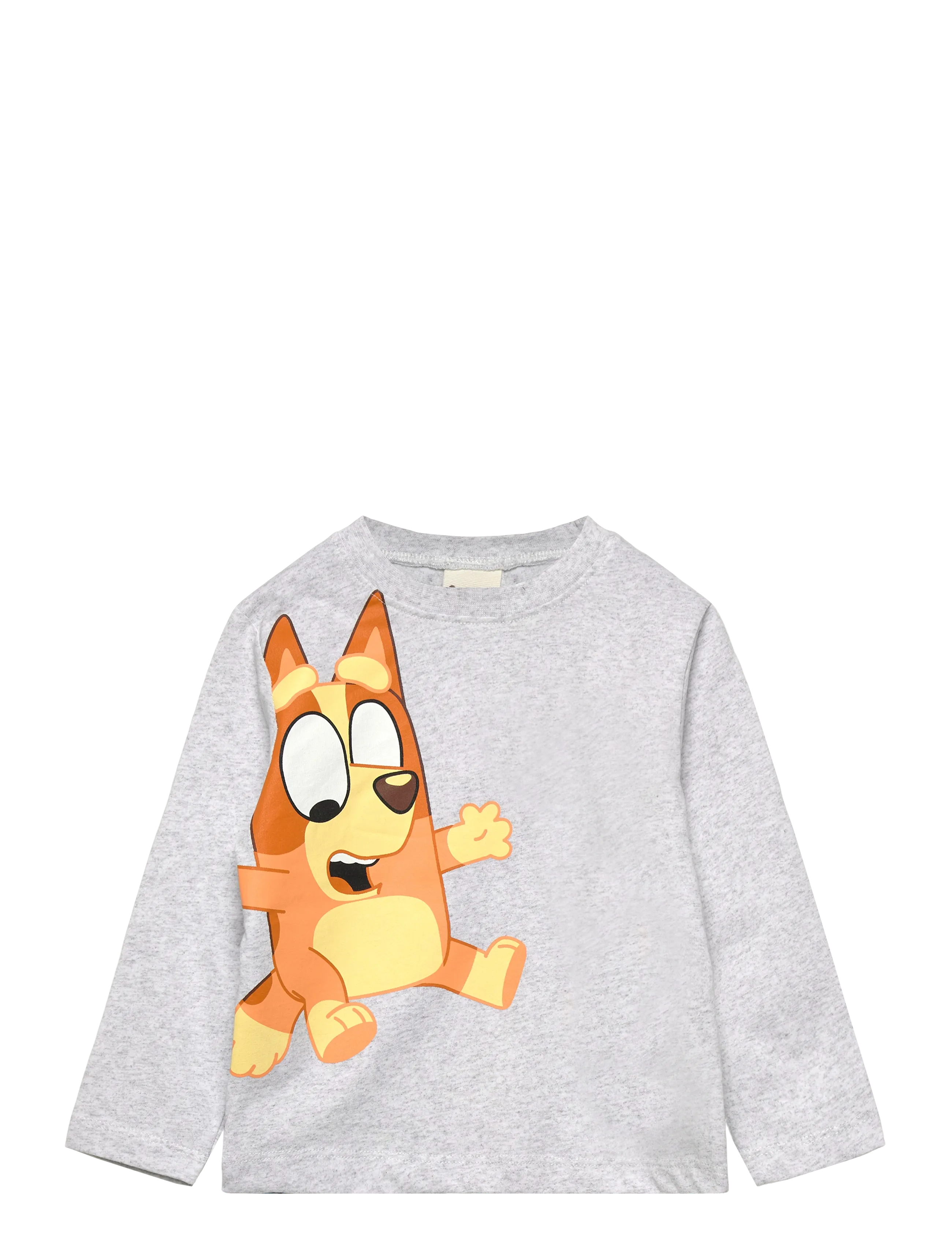 Bluey Tshirt, 116, T-shirts, Grau - Long-sleeved Kinder
