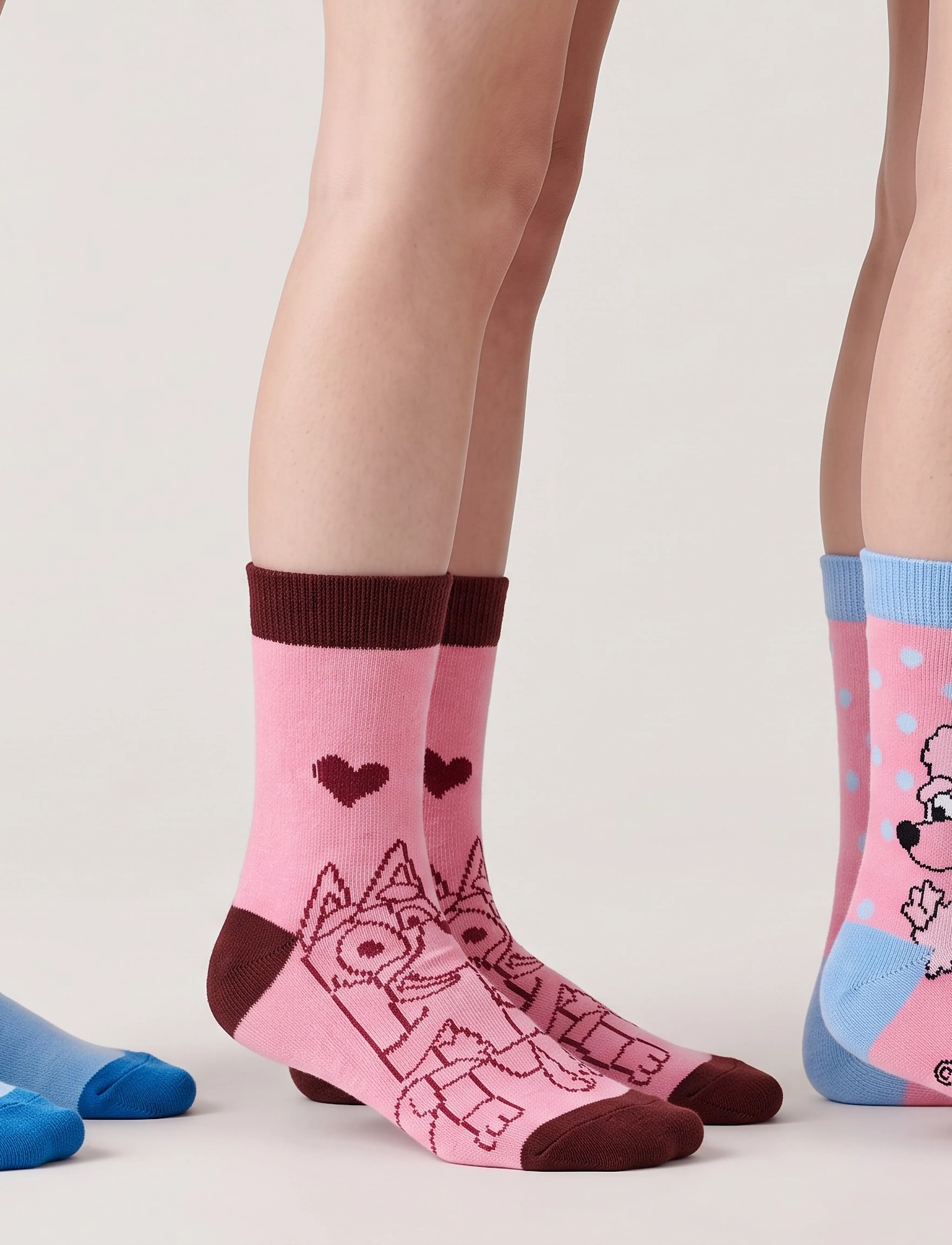 Bluey - SOCKS - sokid - pink - 0