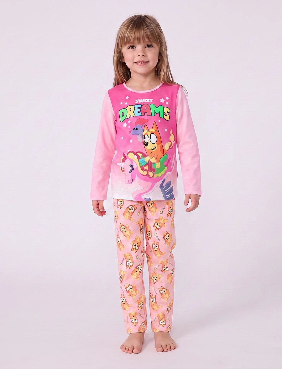Bluey - PYJAMA - pyjamassæt - lpink - 0