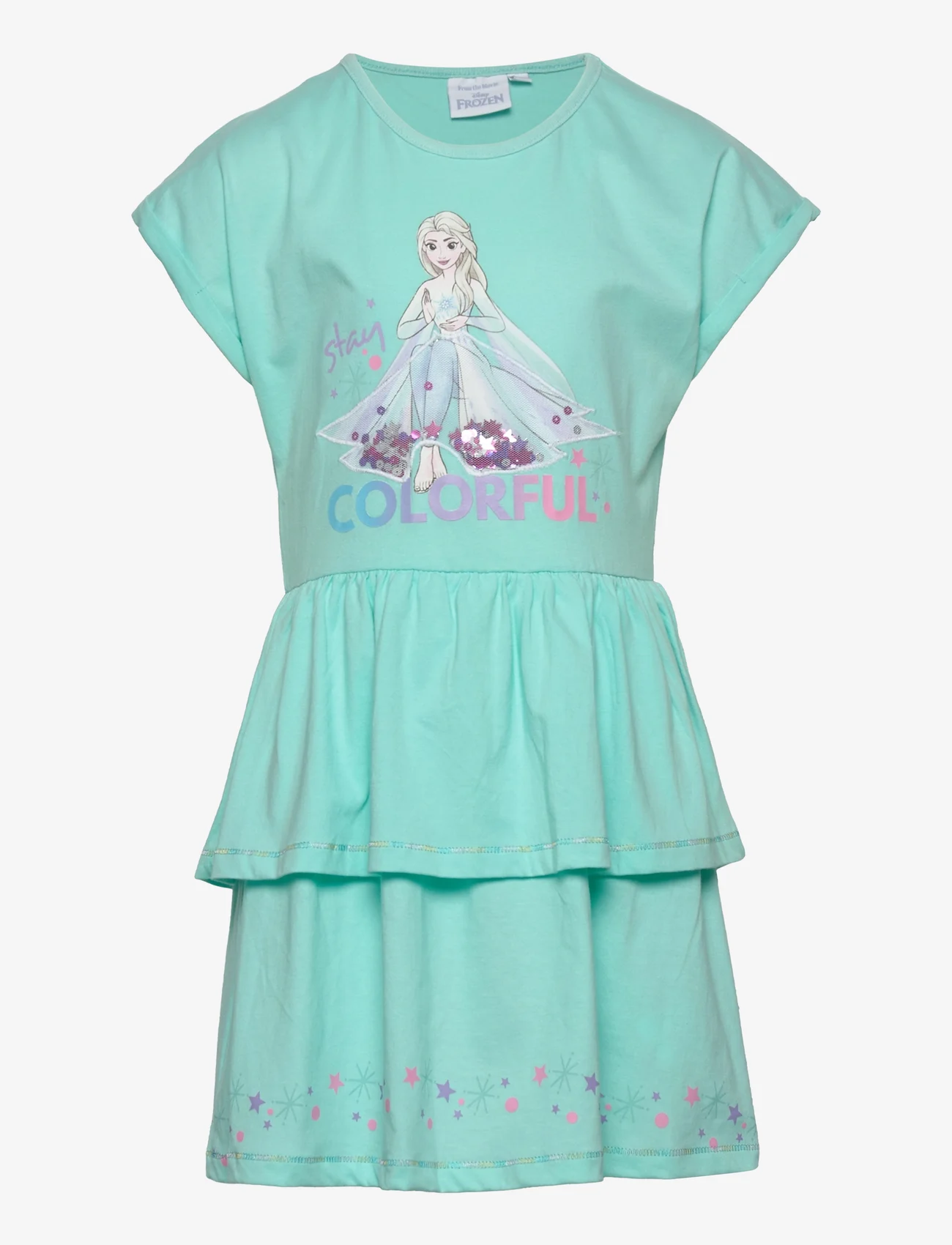 Disney - SHORT-SLEEVED DRESS - short-sleeved casual dresses - turquoise - 0