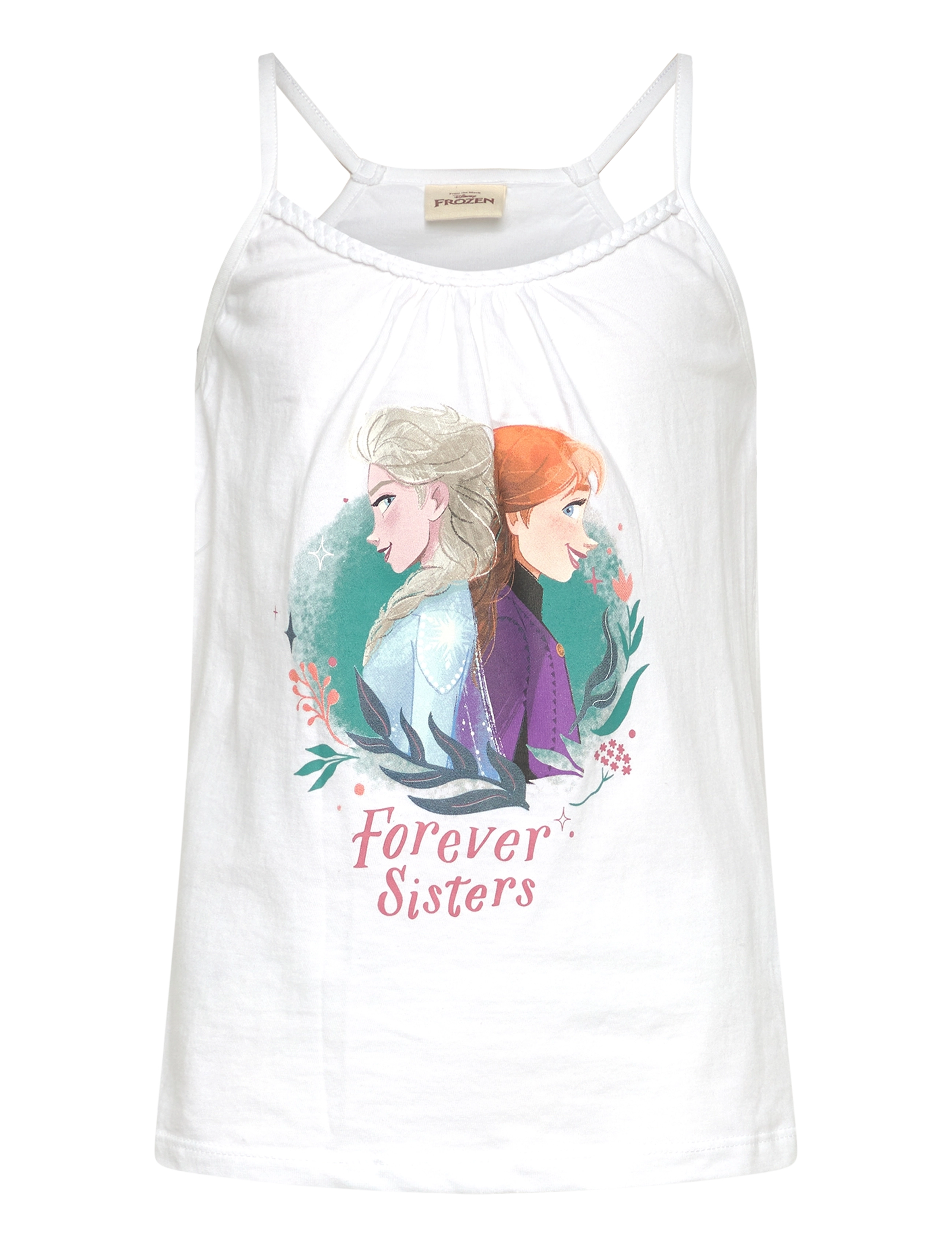 Frost Tshirt, Børn, Ærmeløs T-Shirt, Hvid, Str: 128