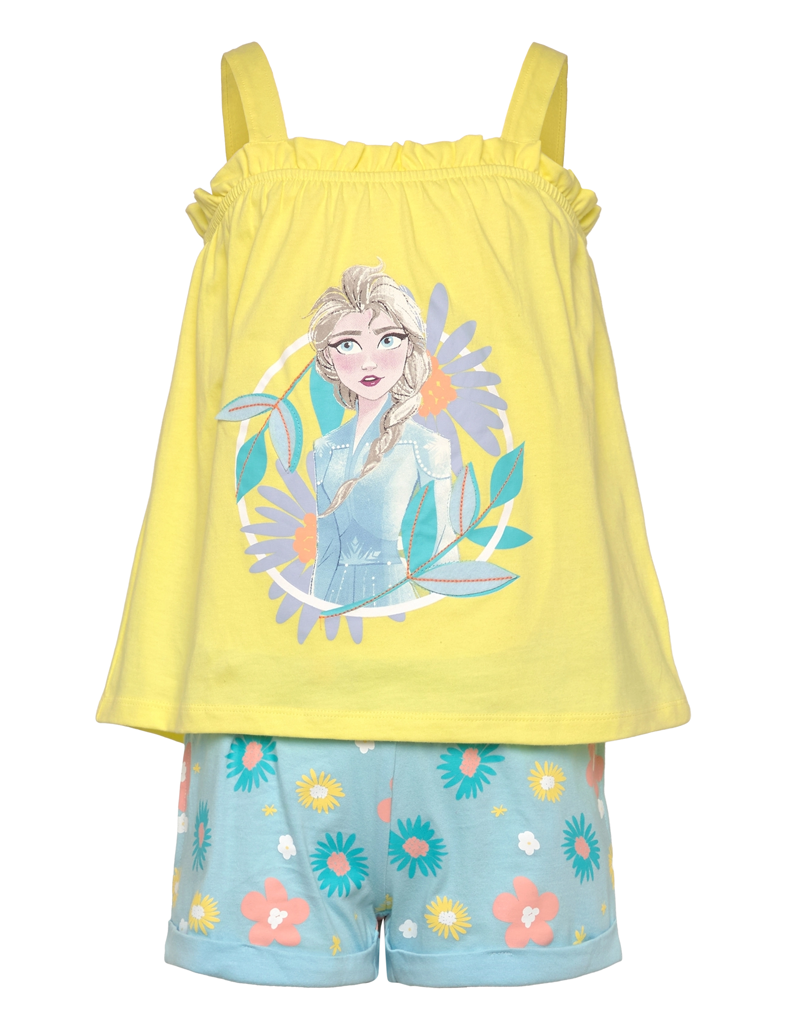 T SHIRT + SHORT - YELLOW