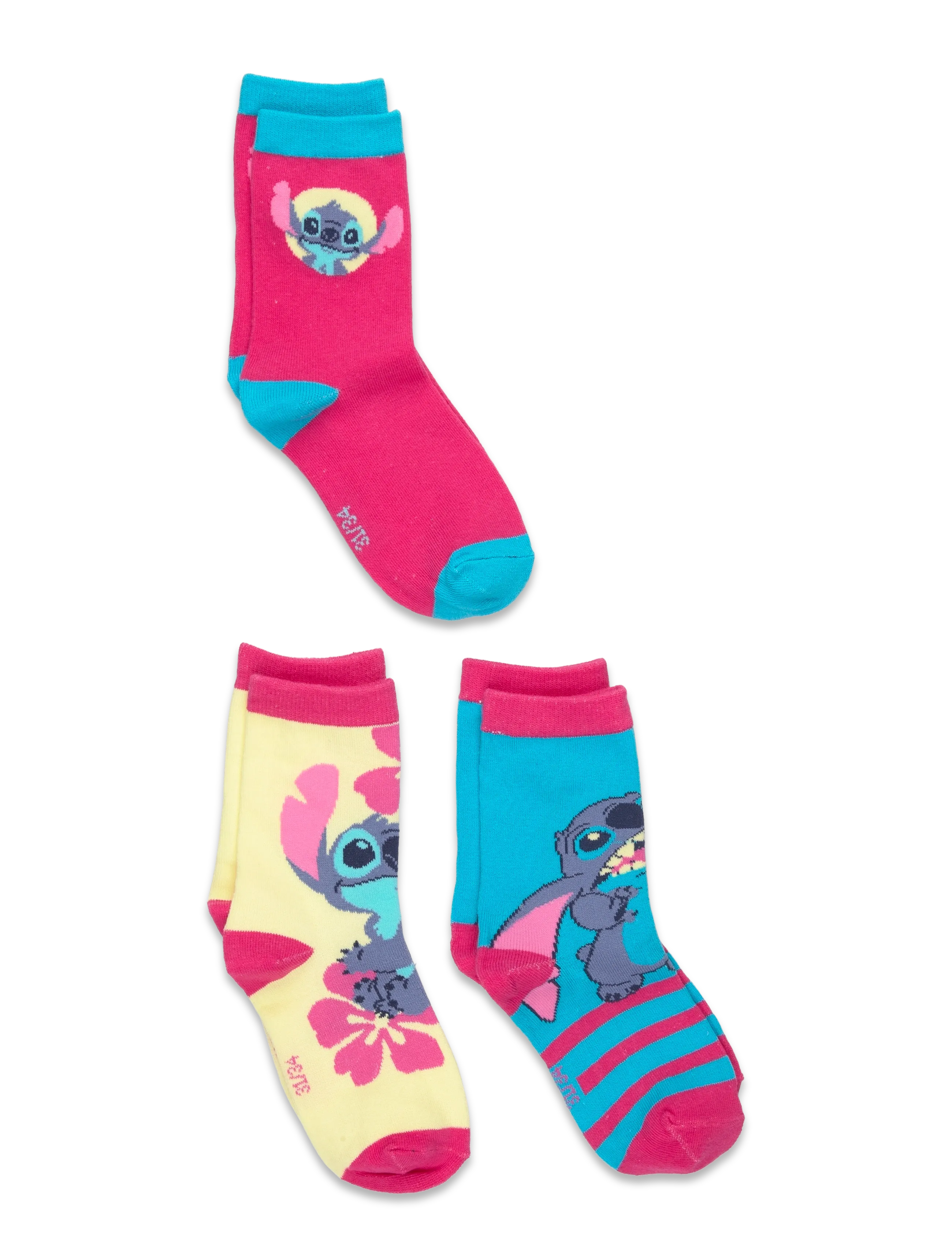 Lilo & Stitch Socks, Børn, Stitch Ankelstrømper, Multi/mønstret, Str: 27/30