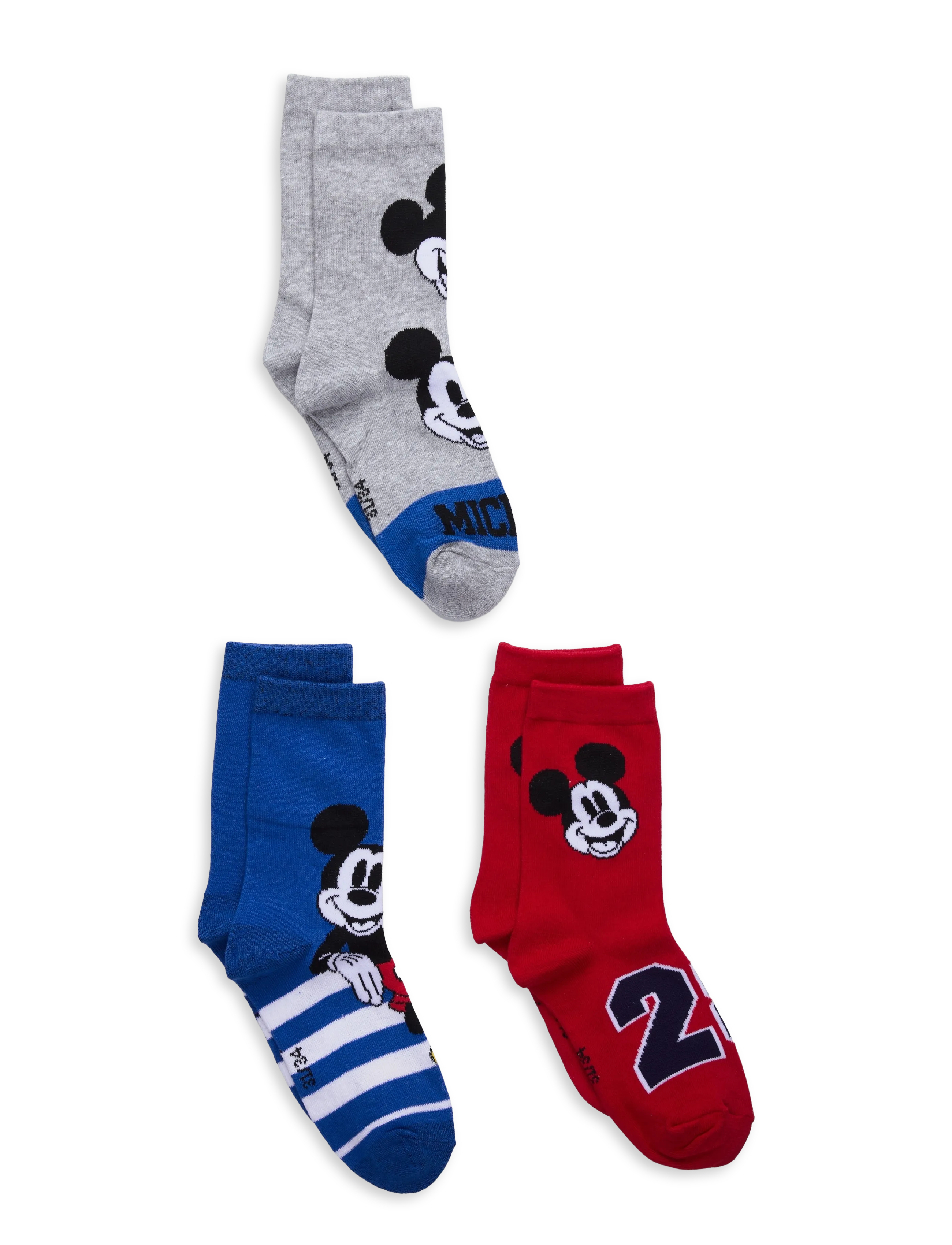 Mickey Mouse Socks, 23/26, Socken & Strumpfhosen, Mehrfarbig/gemustert - Kinder