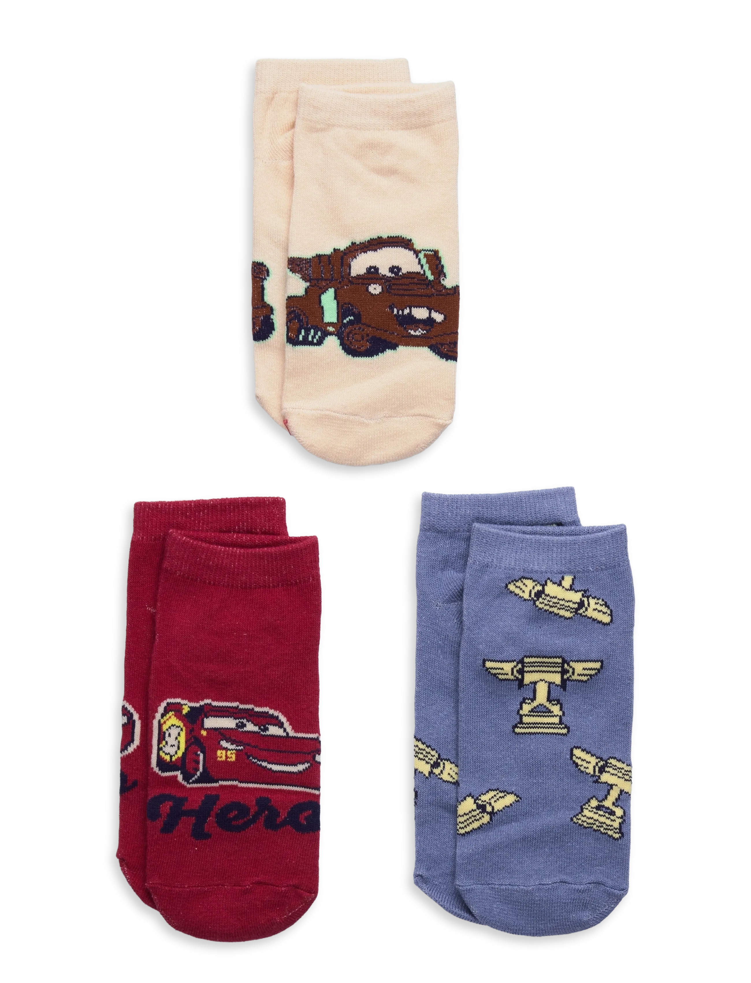 Biler SOCKS - Disney - PACK2 / multi