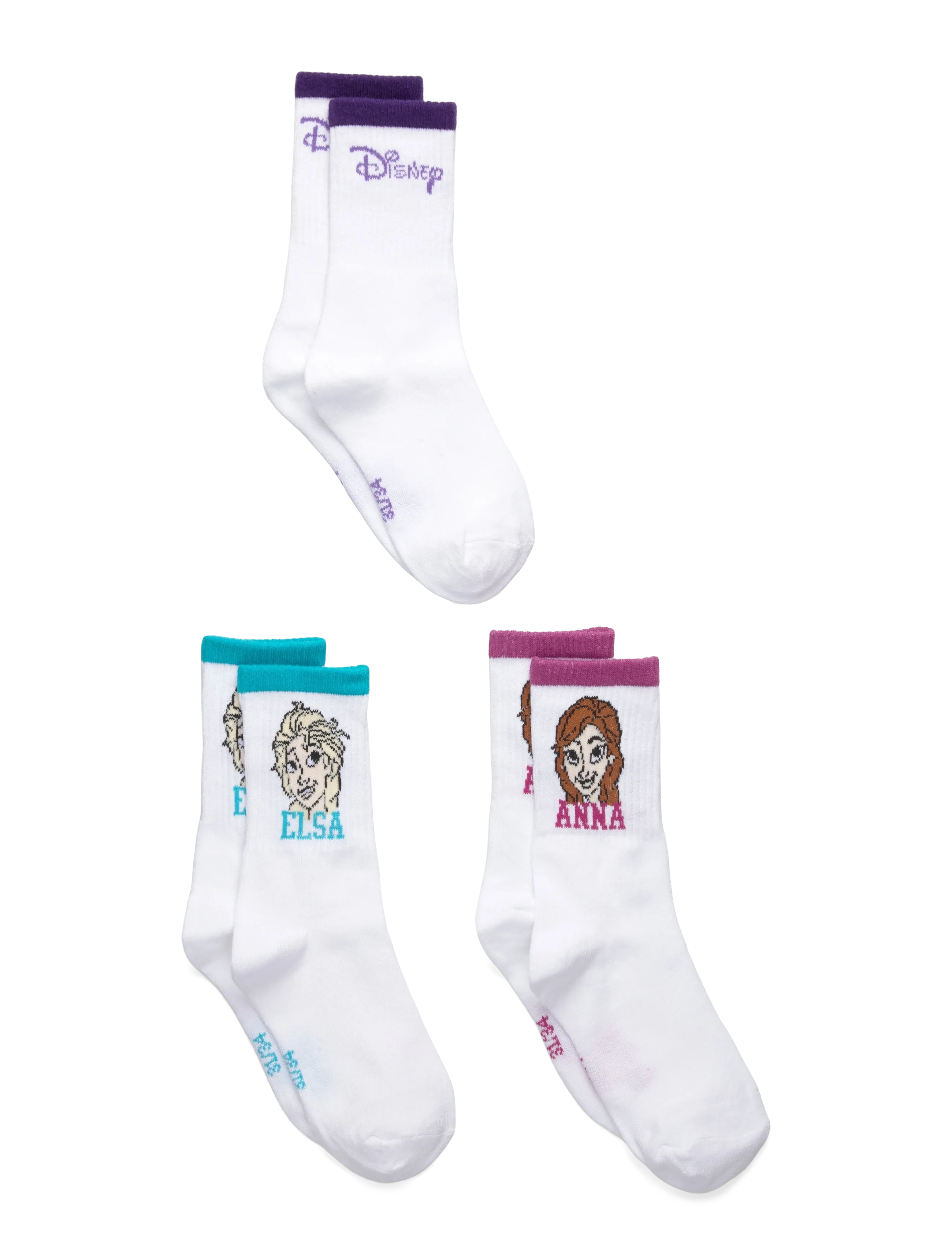 Frost Socks, Børn, Disney Sokker, Hvid, Str: 31/34