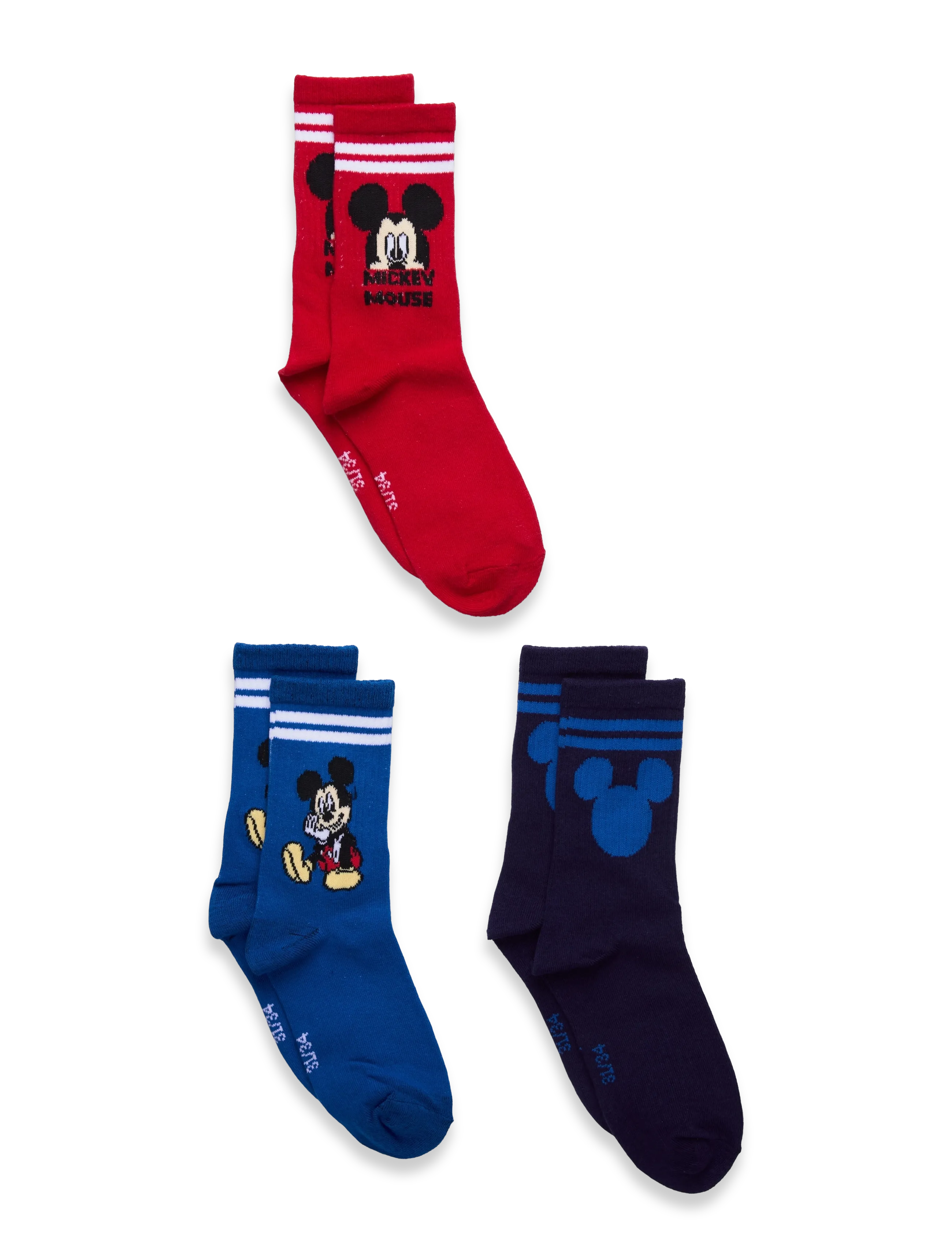 Mickey Mouse Socks, Børn, Mickey Mouse Strømper, Multi/mønstret, Str: 27/30