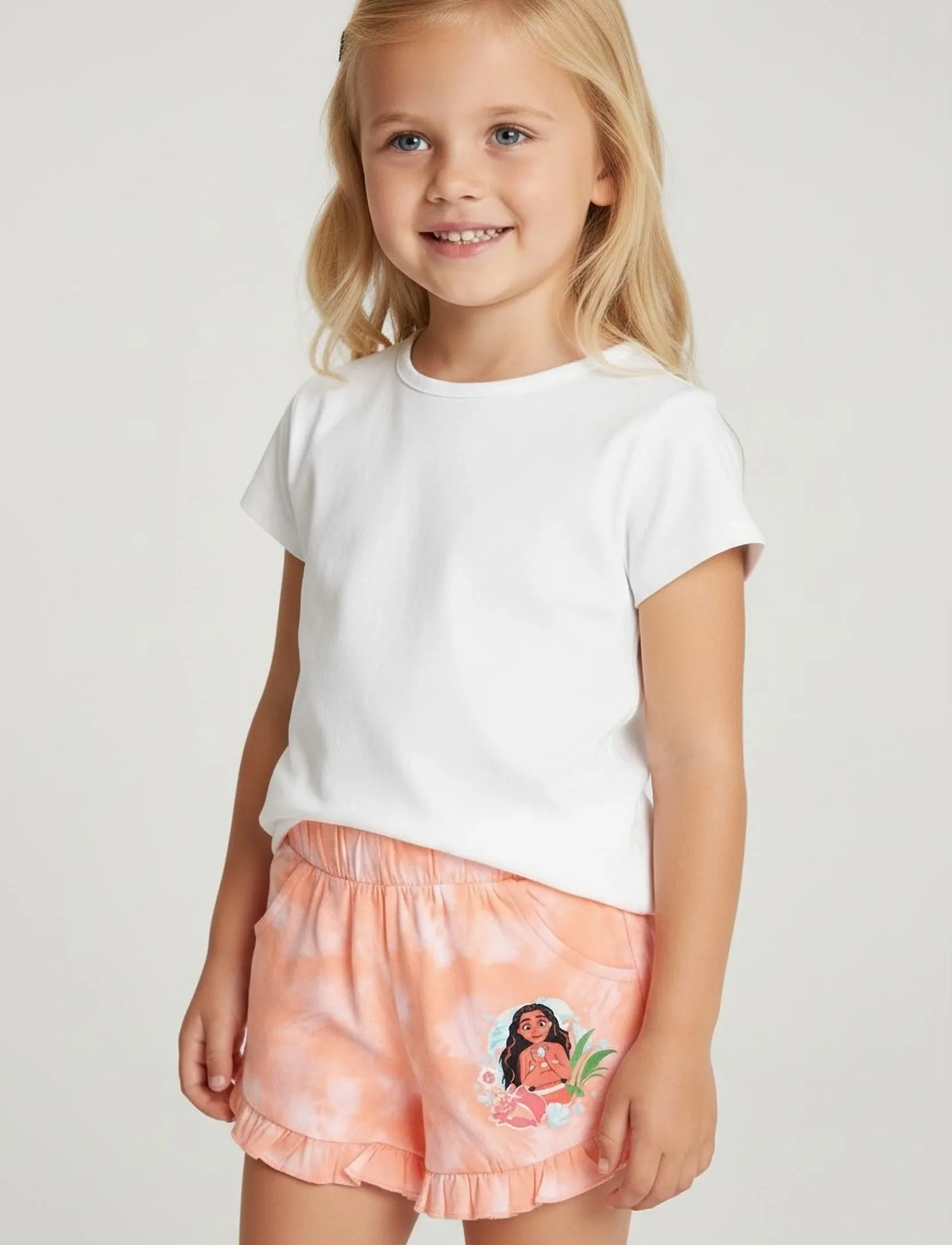 Princesses Pantalon, 128, Coral, Shorts > Afslappede Shorts, Børn