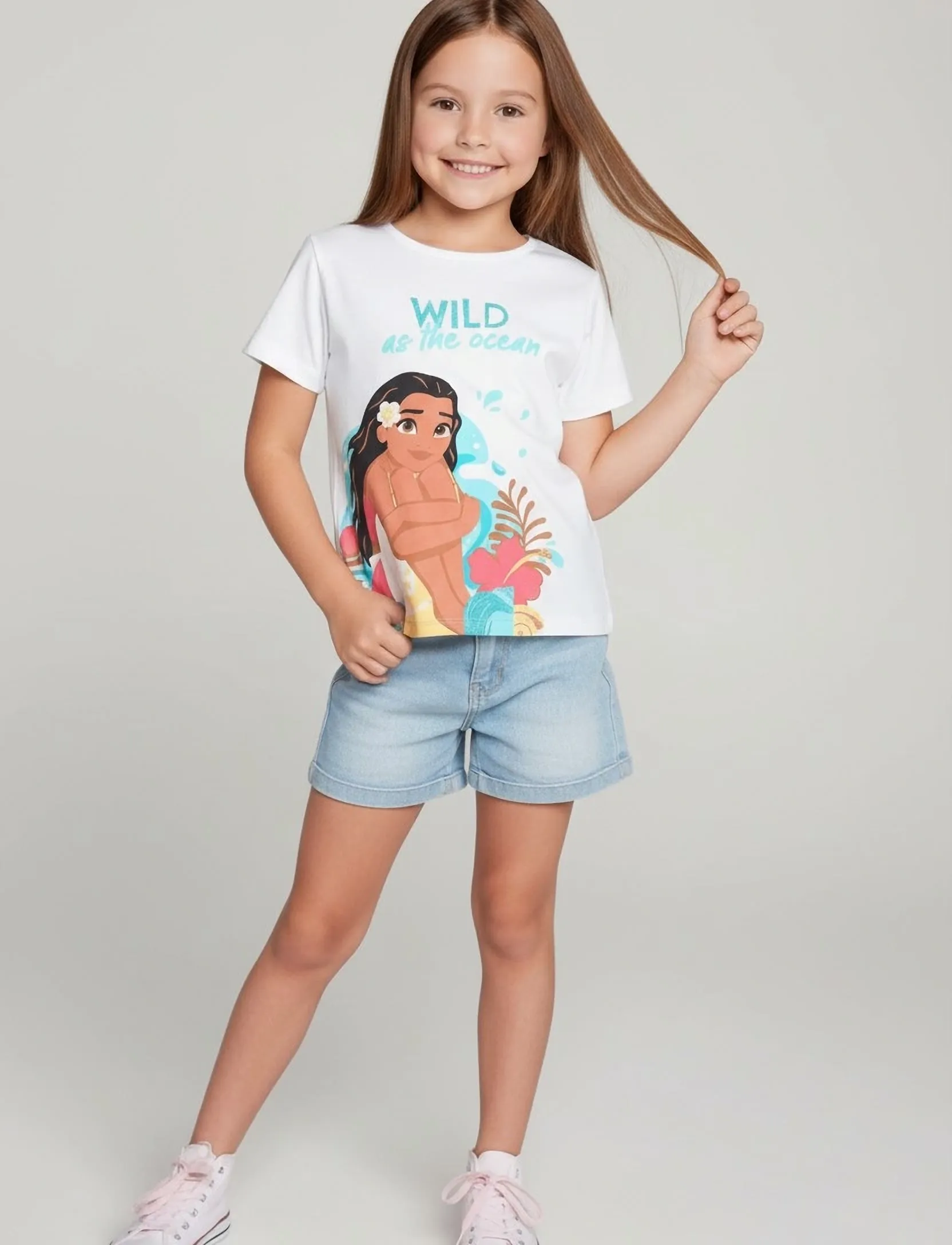 Princesses Tshirt, 98, White, T-Shirts > Kortærmede, Børn