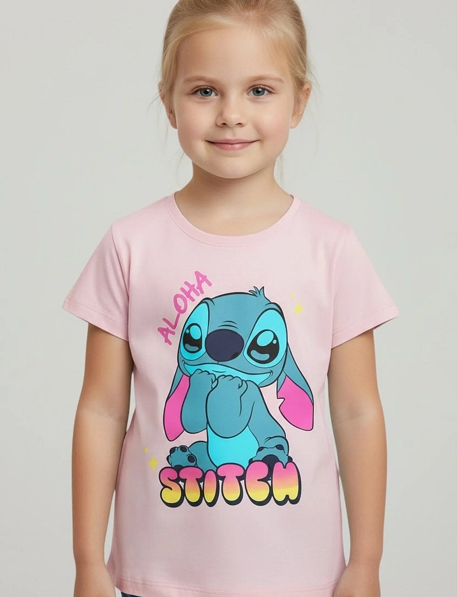 Lilo & Stitch - TSHIRT - kurzärmelige - lpink - 0