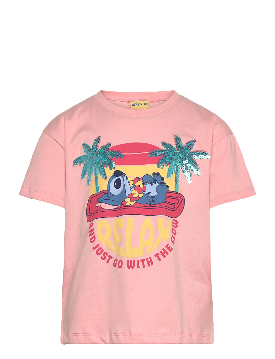 Lilo & Stitch - TSHIRT - kortärmade t-shirts - pink - 1