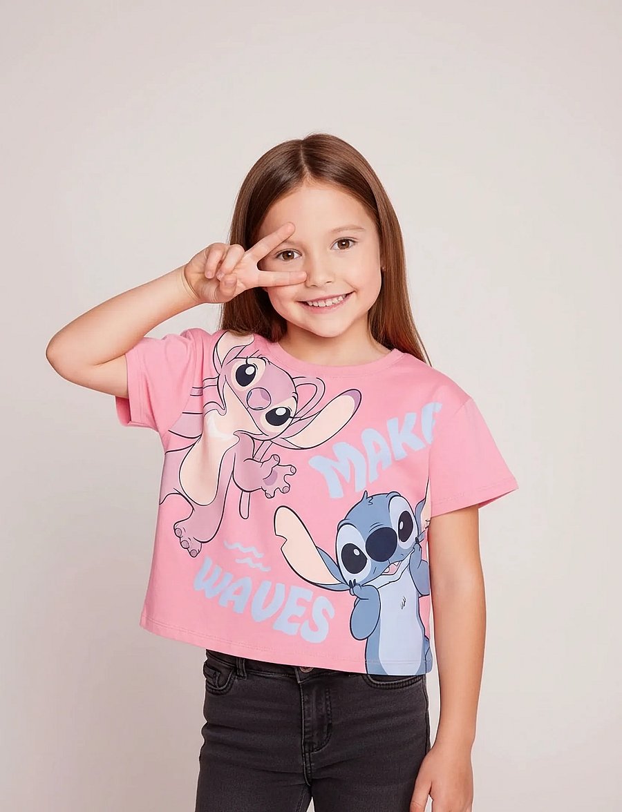 Lilo & Stitch - TSHIRT - kurzärmelige - pink - 0
