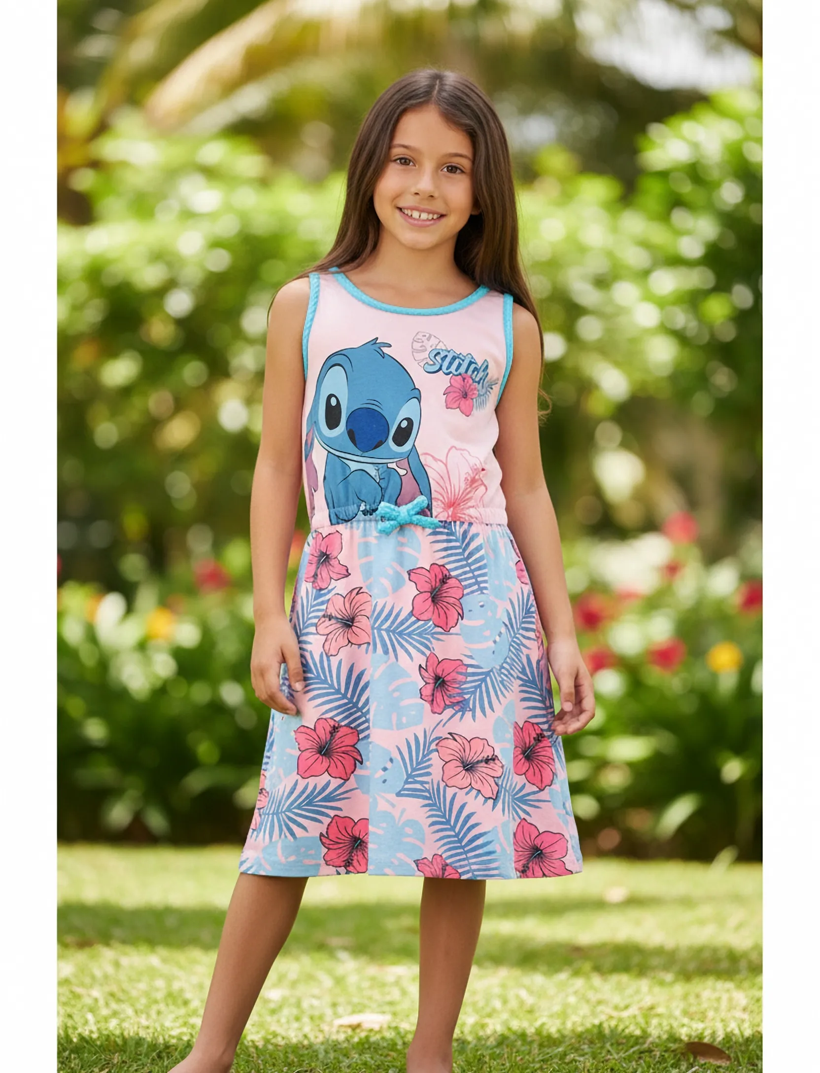 Lilo ja Stitch DRESS - Varrukateta vabaajakleidid - LPINK / pink/rose
