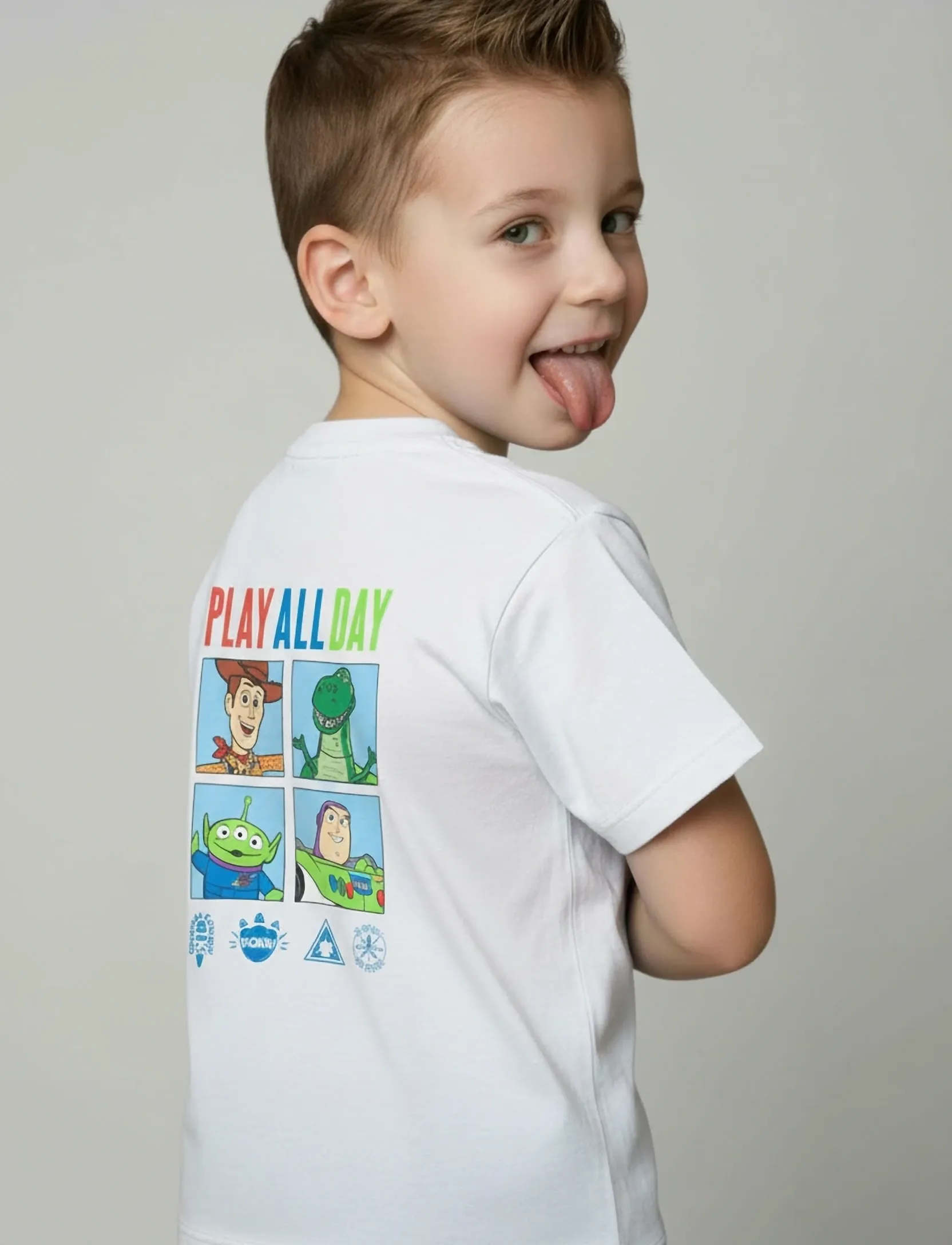 Toy Story Tshirt, 98, White, T-Shirts > Kortærmede, Børn